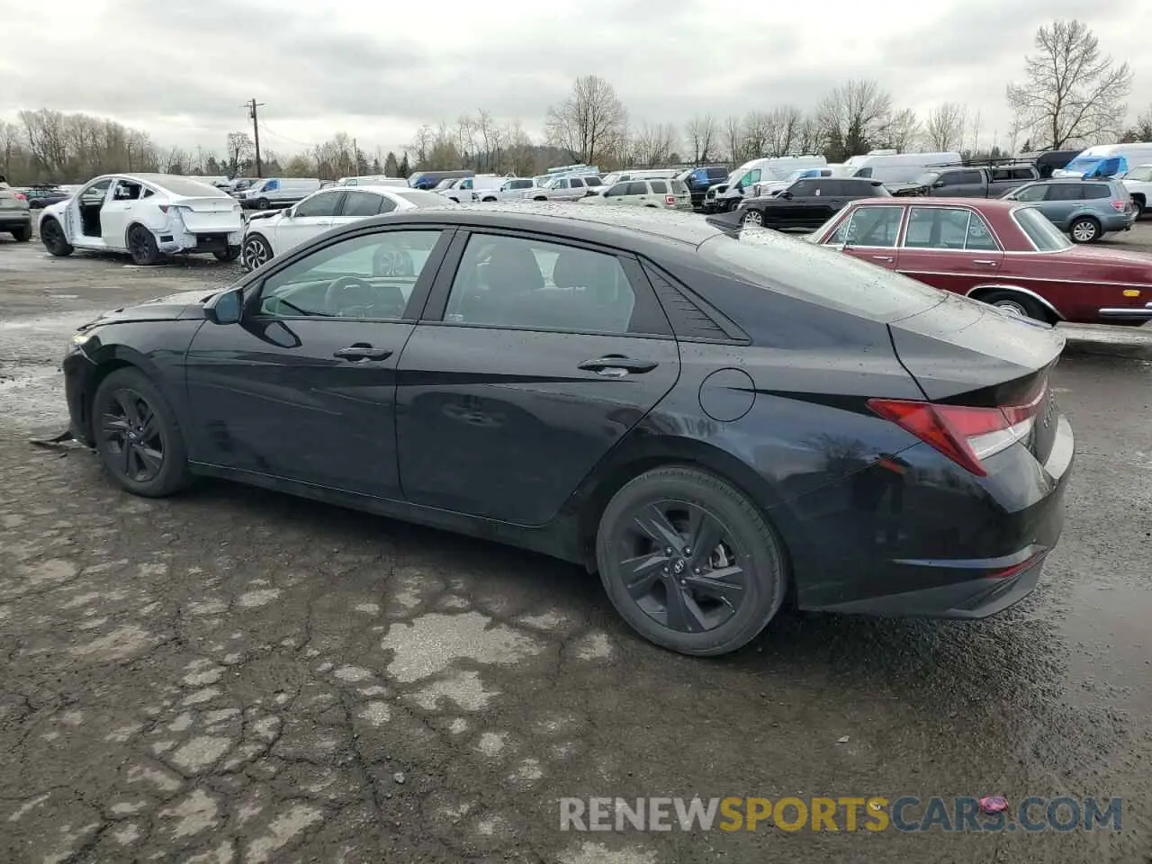 2 Photograph of a damaged car KMHLS4AG4MU065146 HYUNDAI ELANTRA 2021
