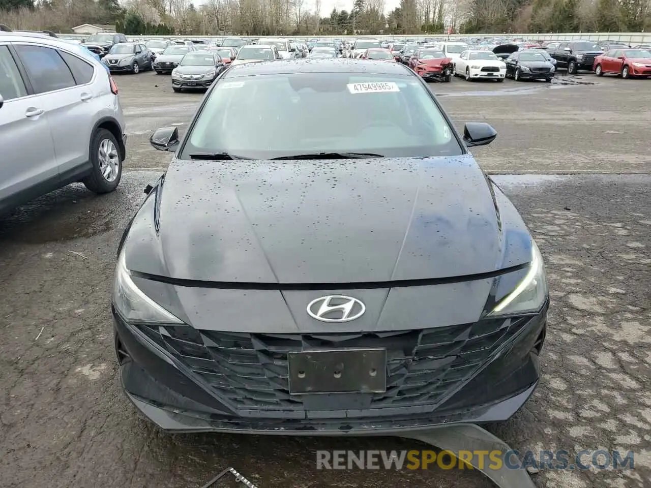 5 Photograph of a damaged car KMHLS4AG4MU065146 HYUNDAI ELANTRA 2021