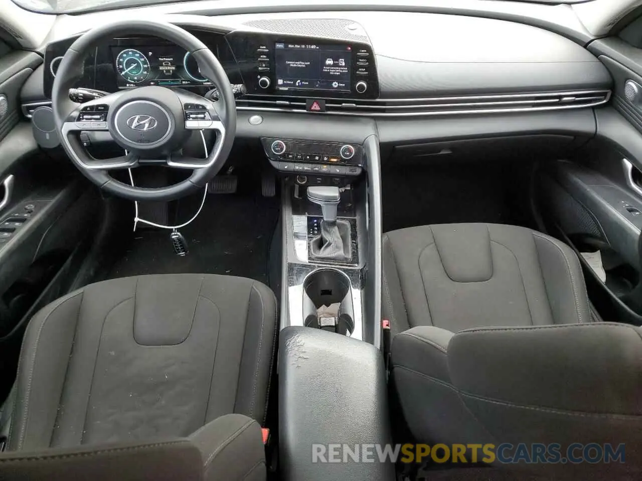 8 Photograph of a damaged car KMHLS4AG4MU065146 HYUNDAI ELANTRA 2021