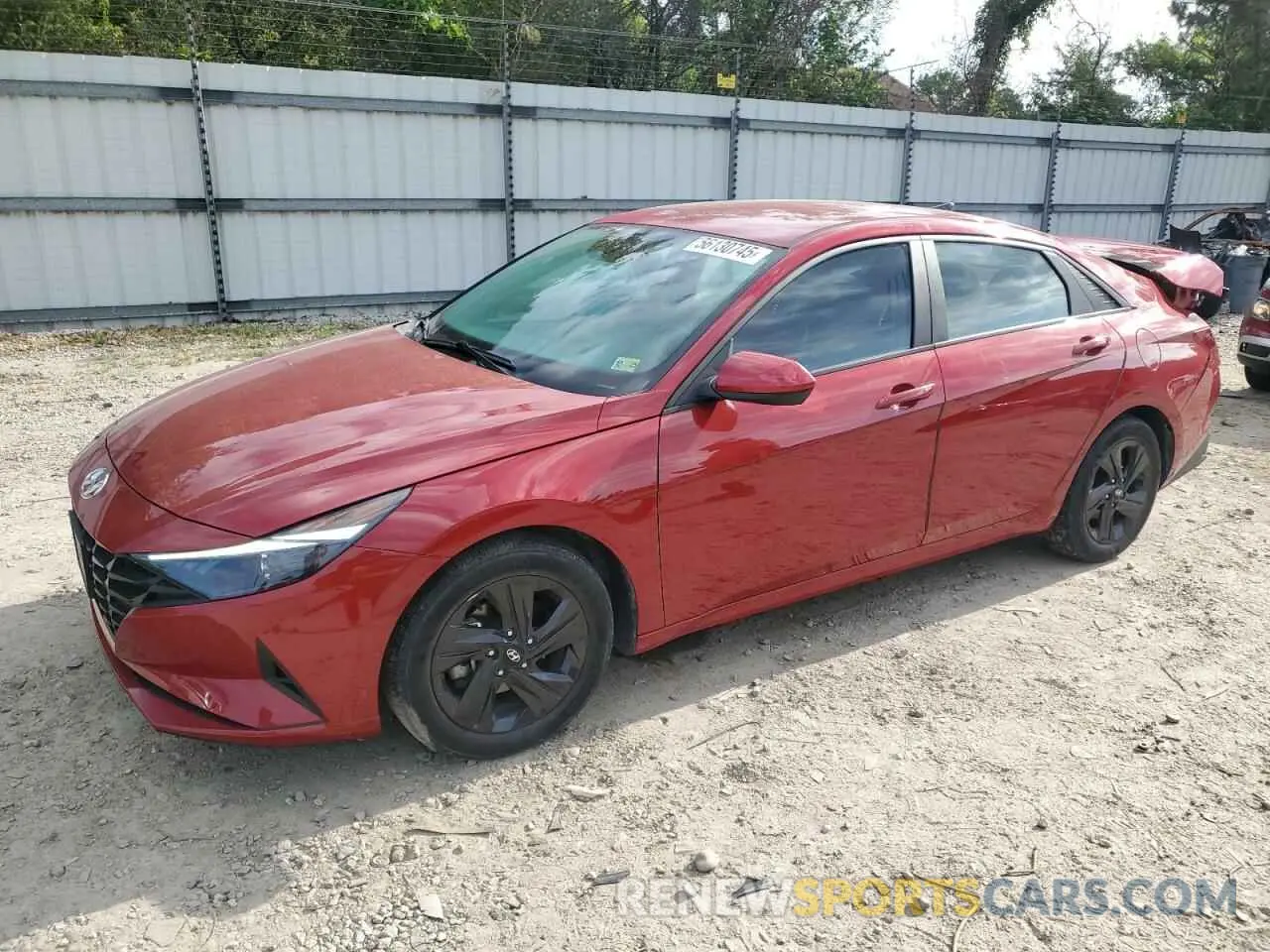 1 Фотография поврежденного автомобиля KMHLS4AG4MU121733 HYUNDAI ELANTRA 2021
