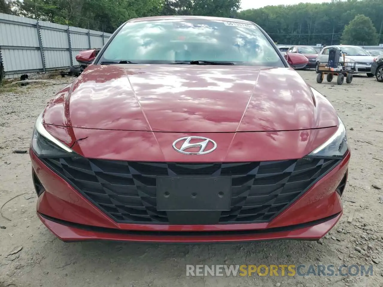 5 Фотография поврежденного автомобиля KMHLS4AG4MU121733 HYUNDAI ELANTRA 2021