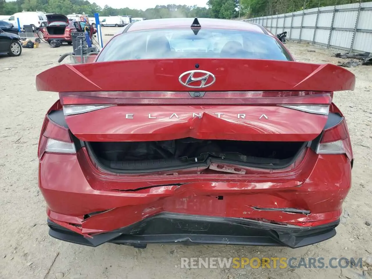 6 Фотография поврежденного автомобиля KMHLS4AG4MU121733 HYUNDAI ELANTRA 2021