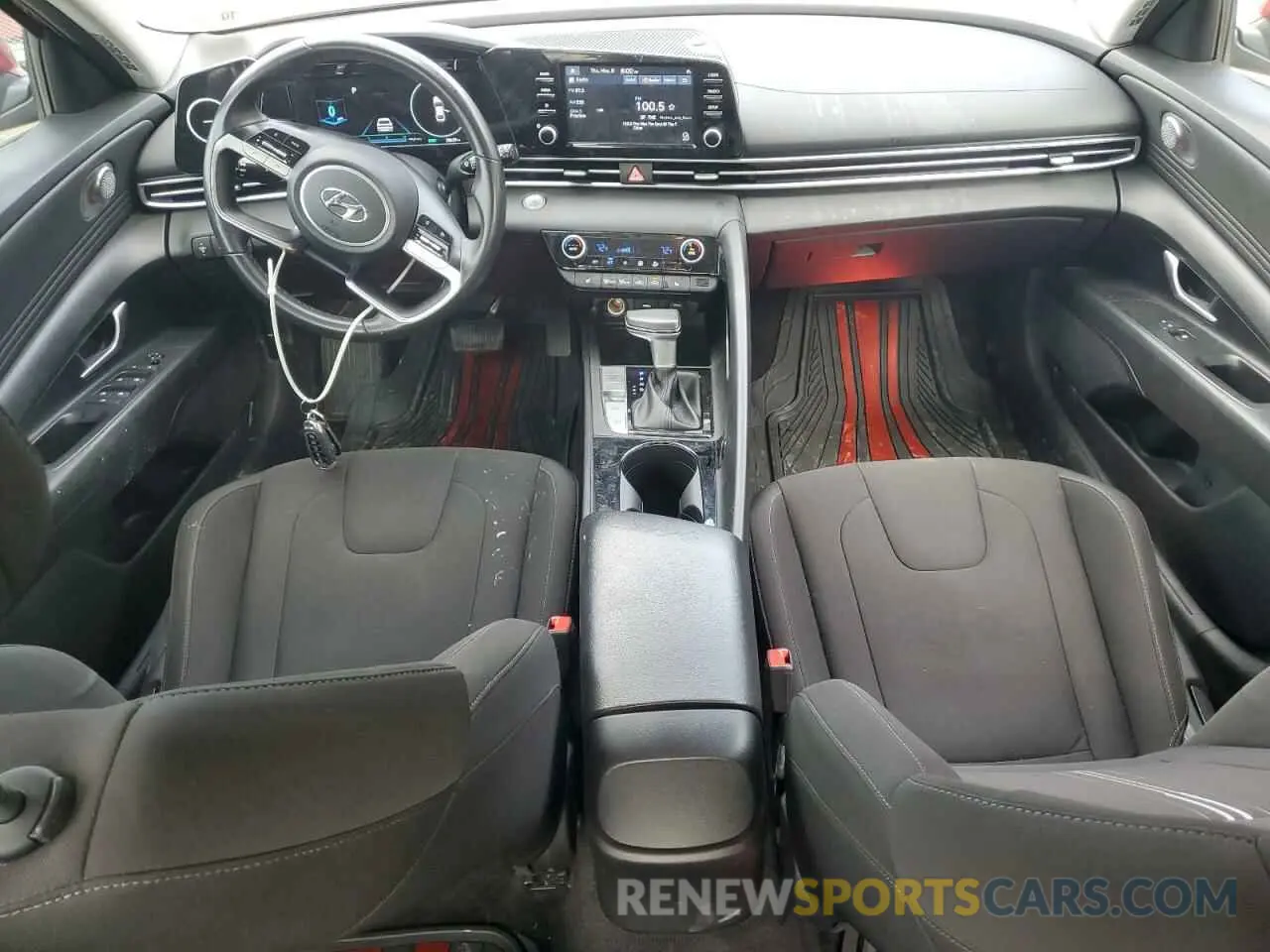 8 Фотография поврежденного автомобиля KMHLS4AG4MU121733 HYUNDAI ELANTRA 2021