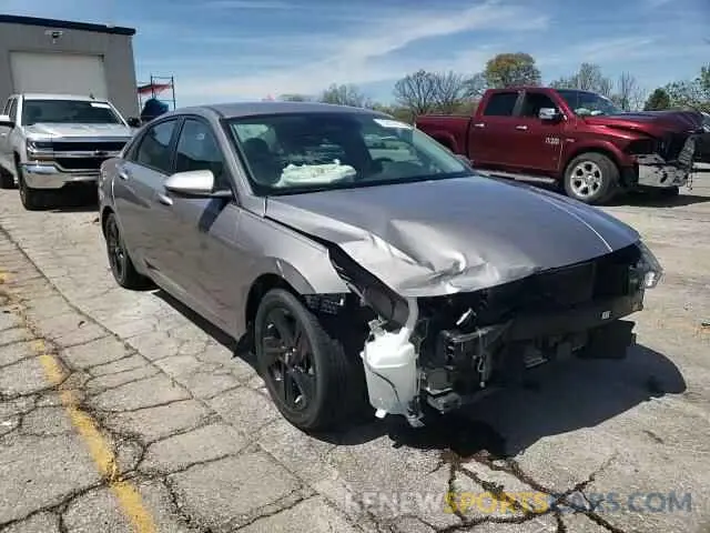 14 Photograph of a damaged car KMHLS4AG6MU186499 HYUNDAI ELANTRA 2021