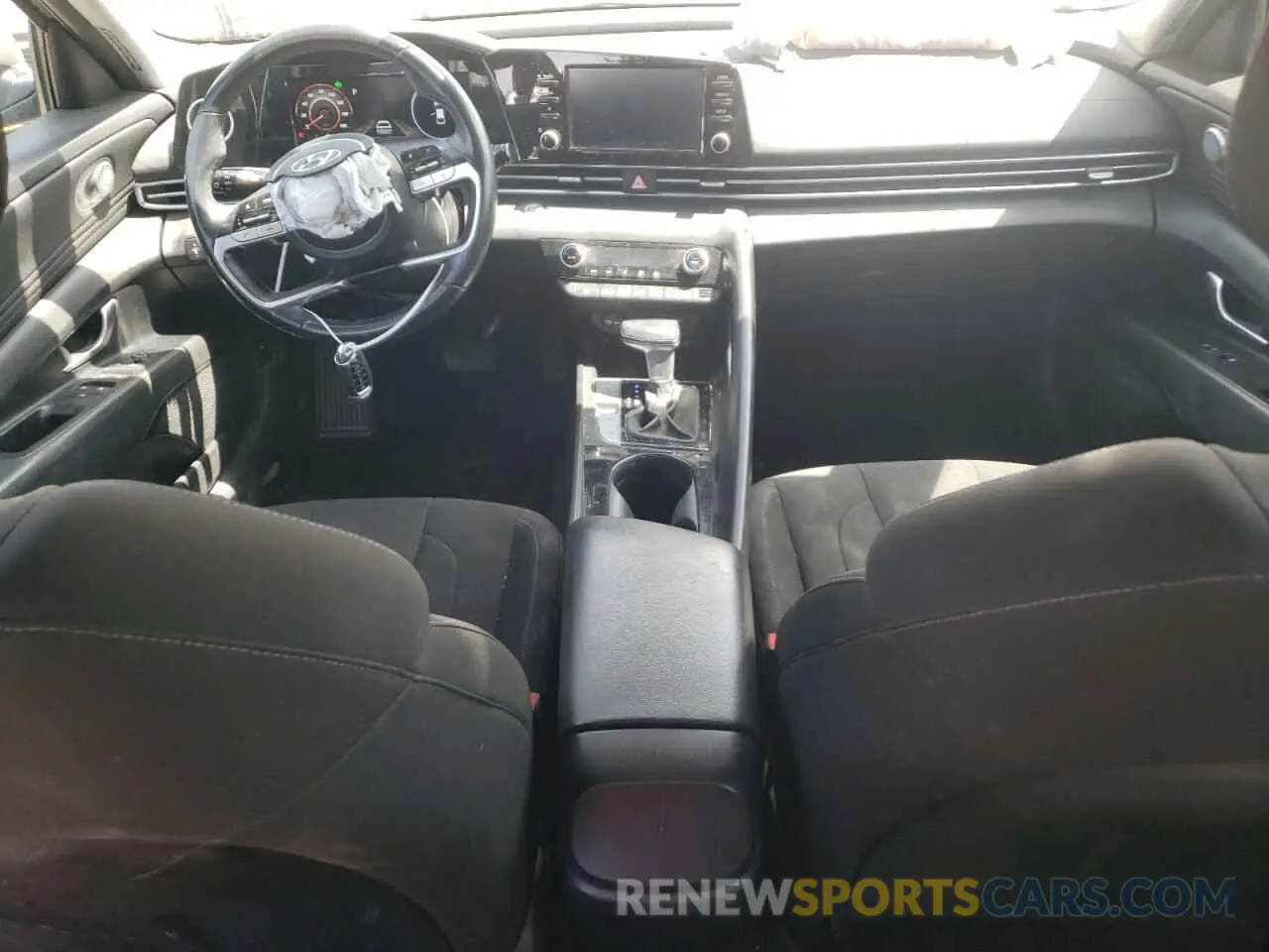 8 Photograph of a damaged car KMHLS4AG6MU186499 HYUNDAI ELANTRA 2021