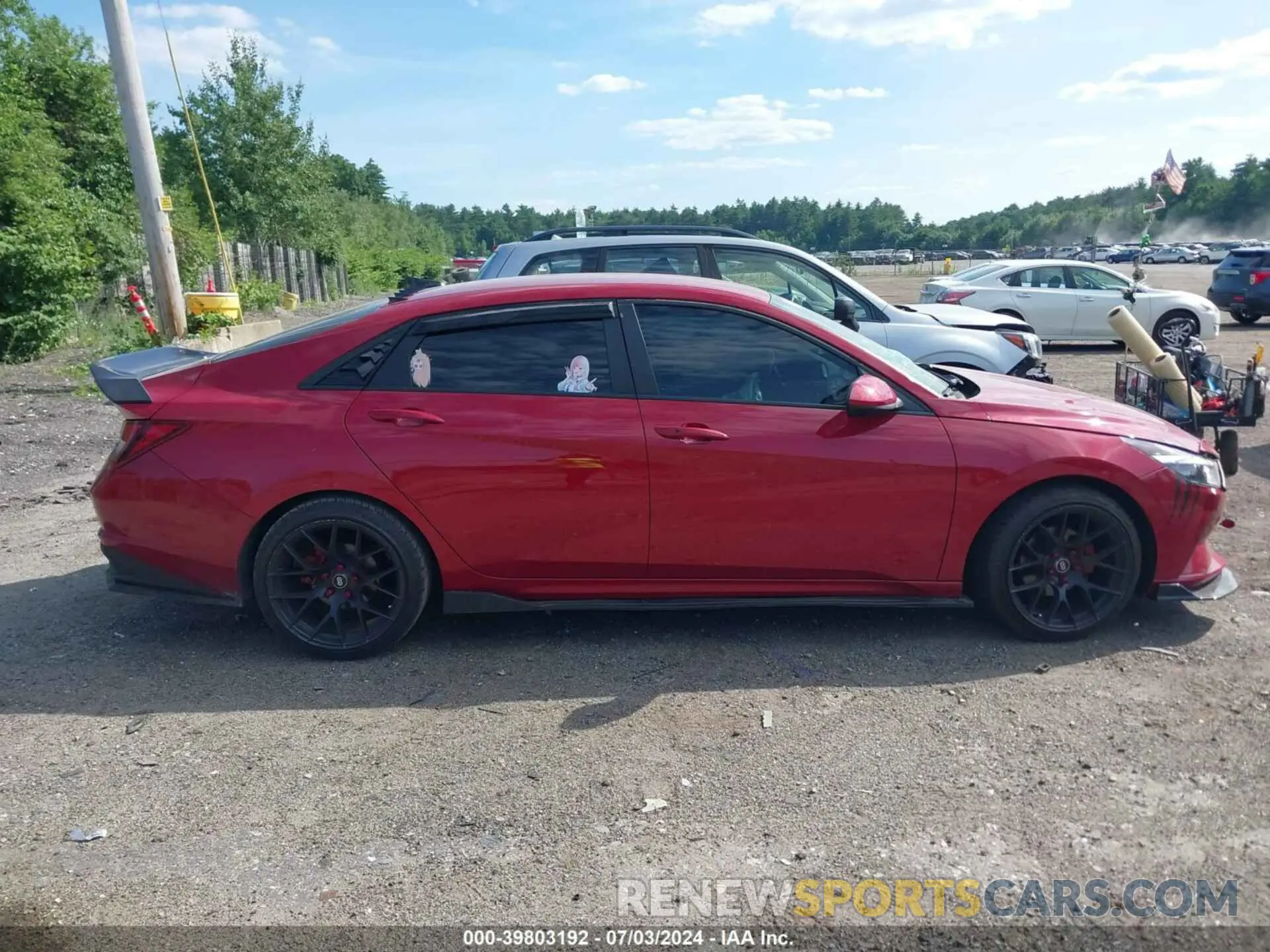 13 Фотография поврежденного автомобиля KMHLS4AG6MU212454 HYUNDAI ELANTRA 2021