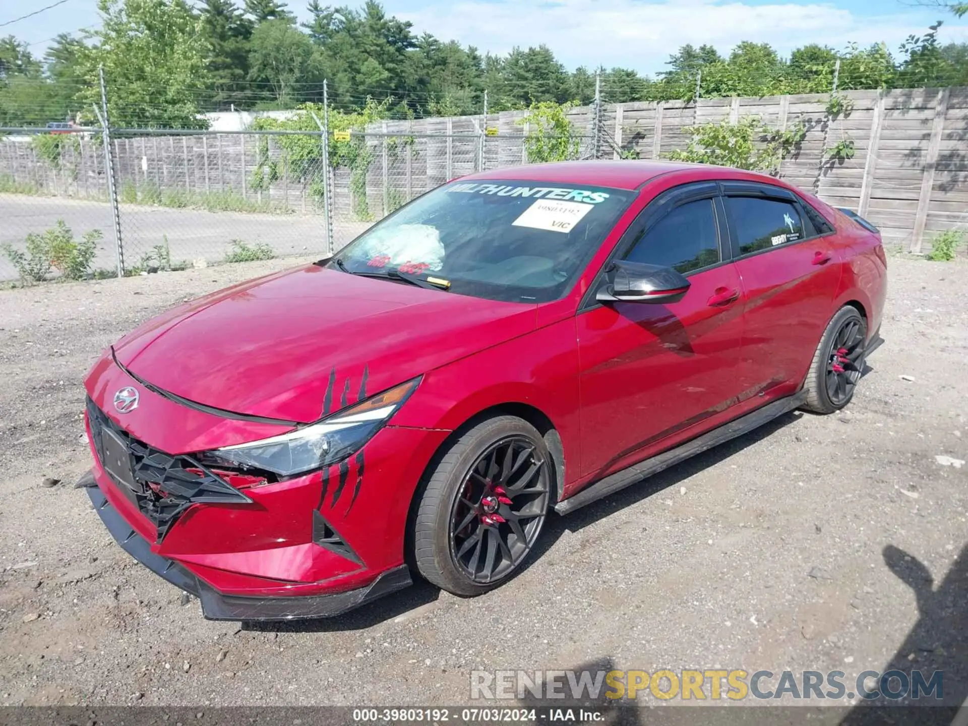 2 Фотография поврежденного автомобиля KMHLS4AG6MU212454 HYUNDAI ELANTRA 2021