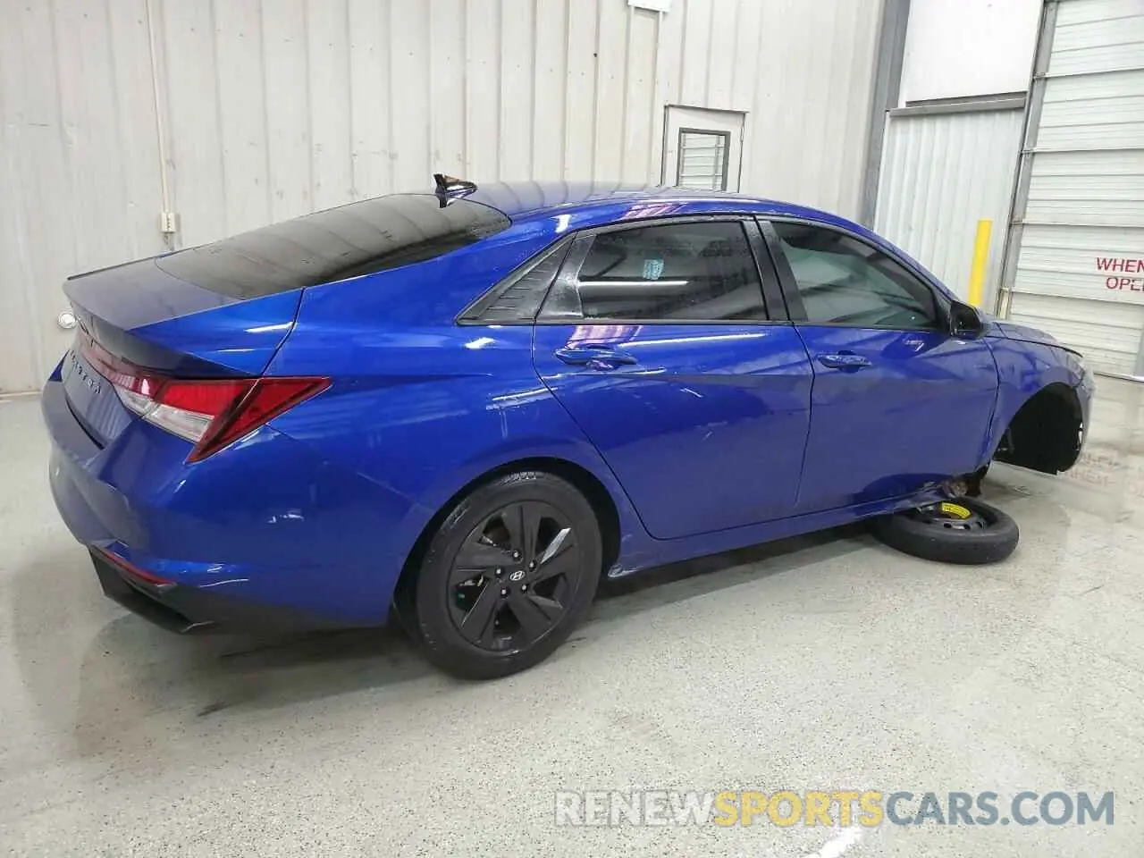3 Фотография поврежденного автомобиля KMHLS4AG7MU118809 HYUNDAI ELANTRA 2021