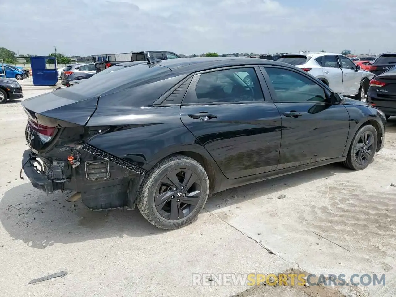 3 Photograph of a damaged car KMHLS4AG7MU125534 HYUNDAI ELANTRA 2021