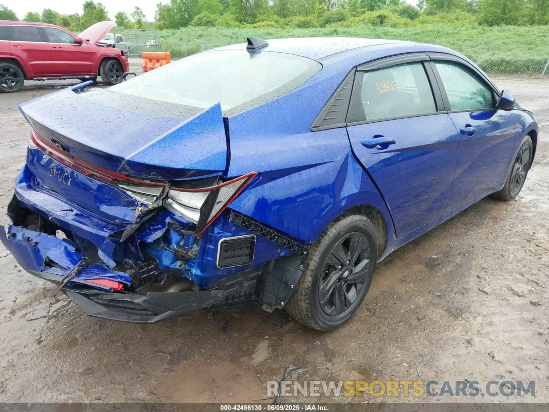 4 Photograph of a damaged car KMHLS4AG7MU190724 HYUNDAI ELANTRA 2021