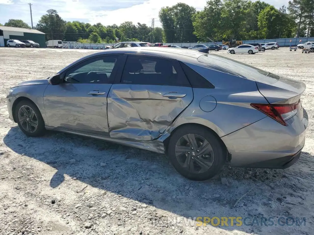 2 Photograph of a damaged car KMHLS4AG8MU192997 HYUNDAI ELANTRA 2021