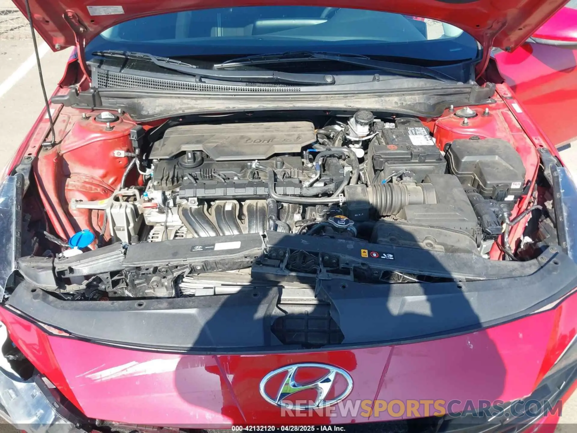 10 Фотография поврежденного автомобиля KMHLS4AG8MU195768 HYUNDAI ELANTRA 2021