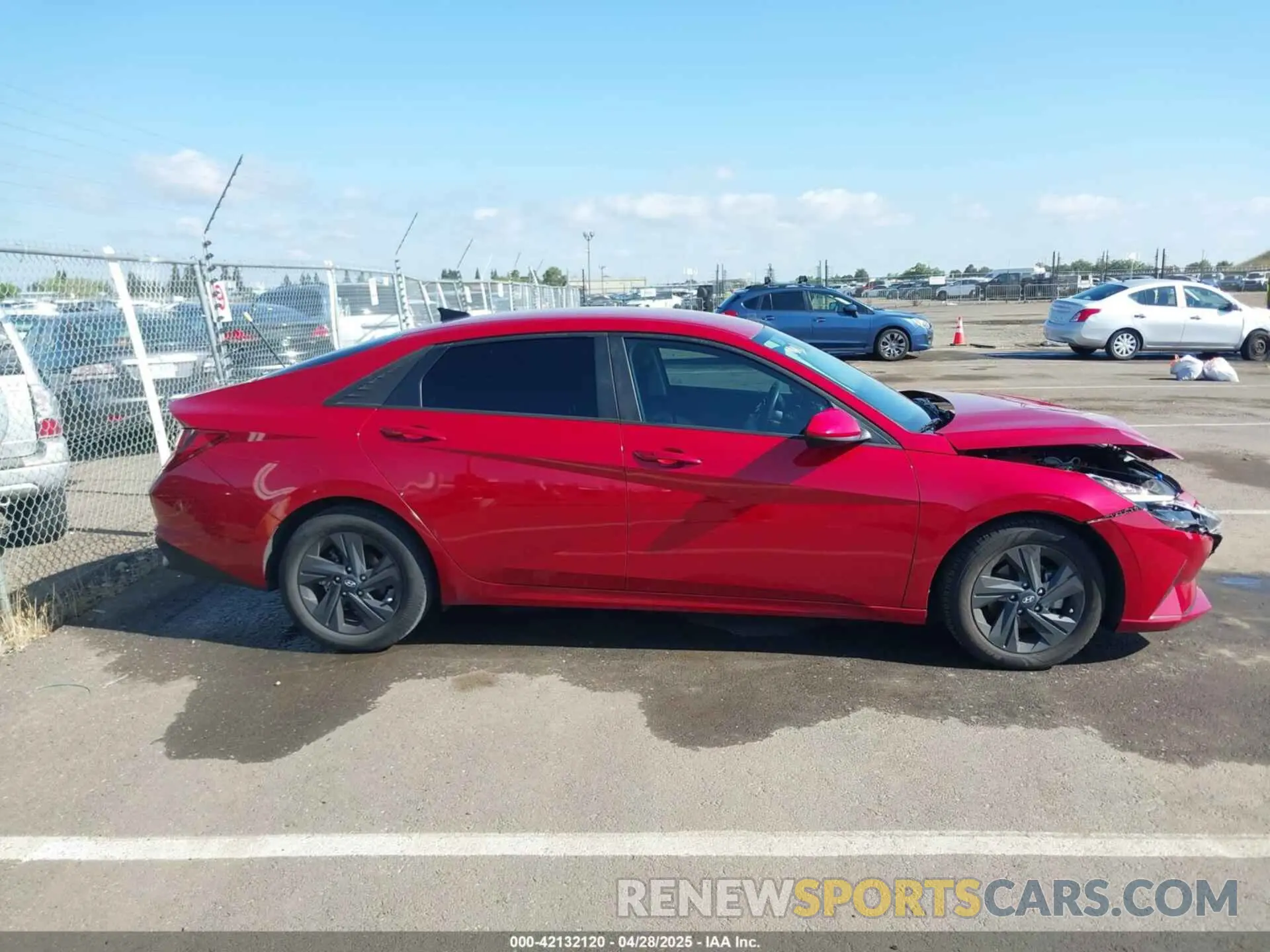 13 Фотография поврежденного автомобиля KMHLS4AG8MU195768 HYUNDAI ELANTRA 2021
