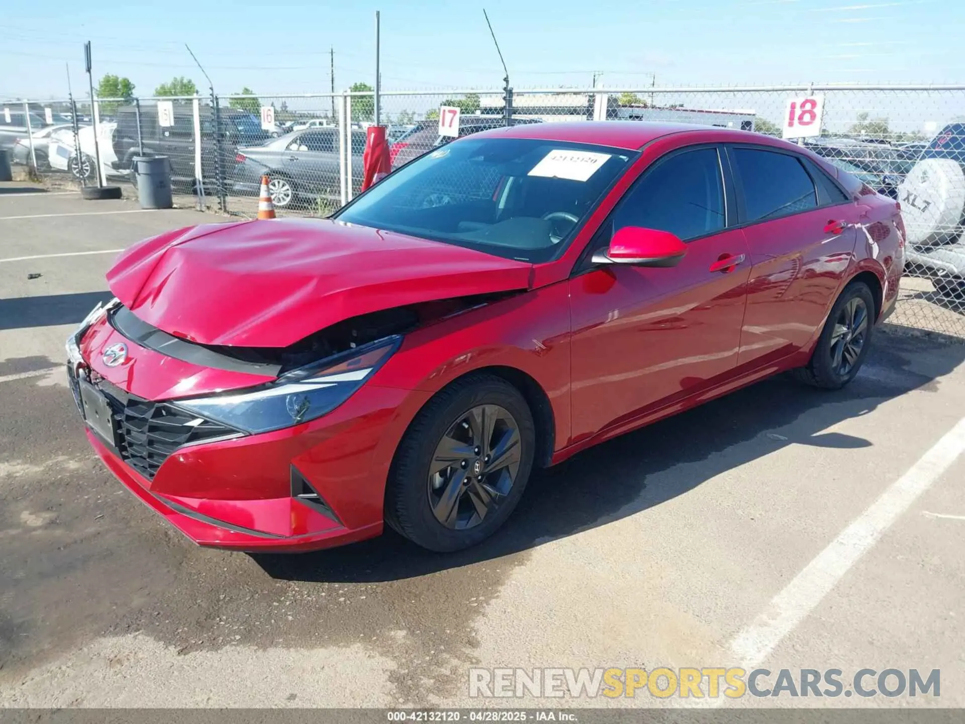 2 Фотография поврежденного автомобиля KMHLS4AG8MU195768 HYUNDAI ELANTRA 2021
