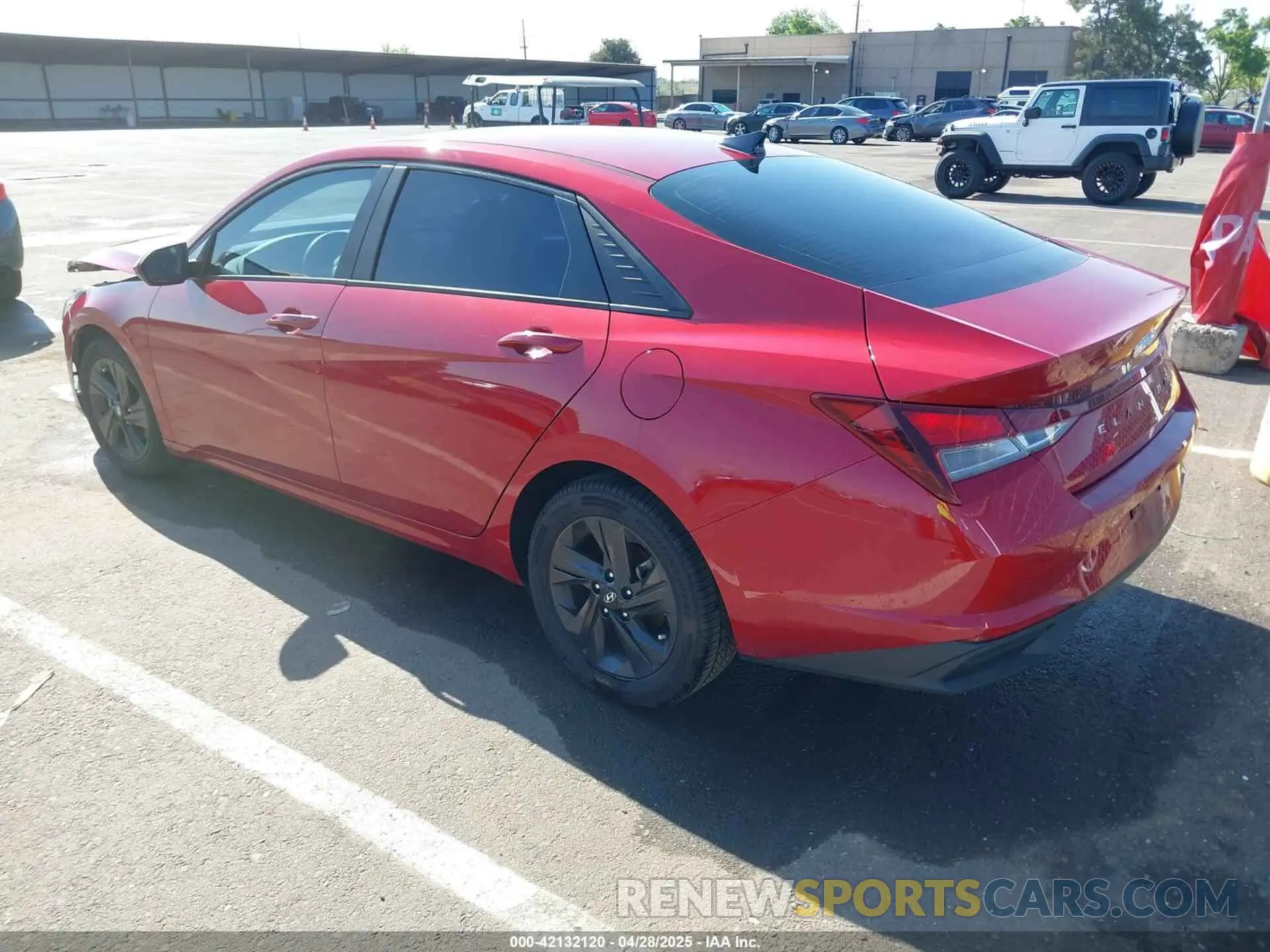 3 Фотография поврежденного автомобиля KMHLS4AG8MU195768 HYUNDAI ELANTRA 2021