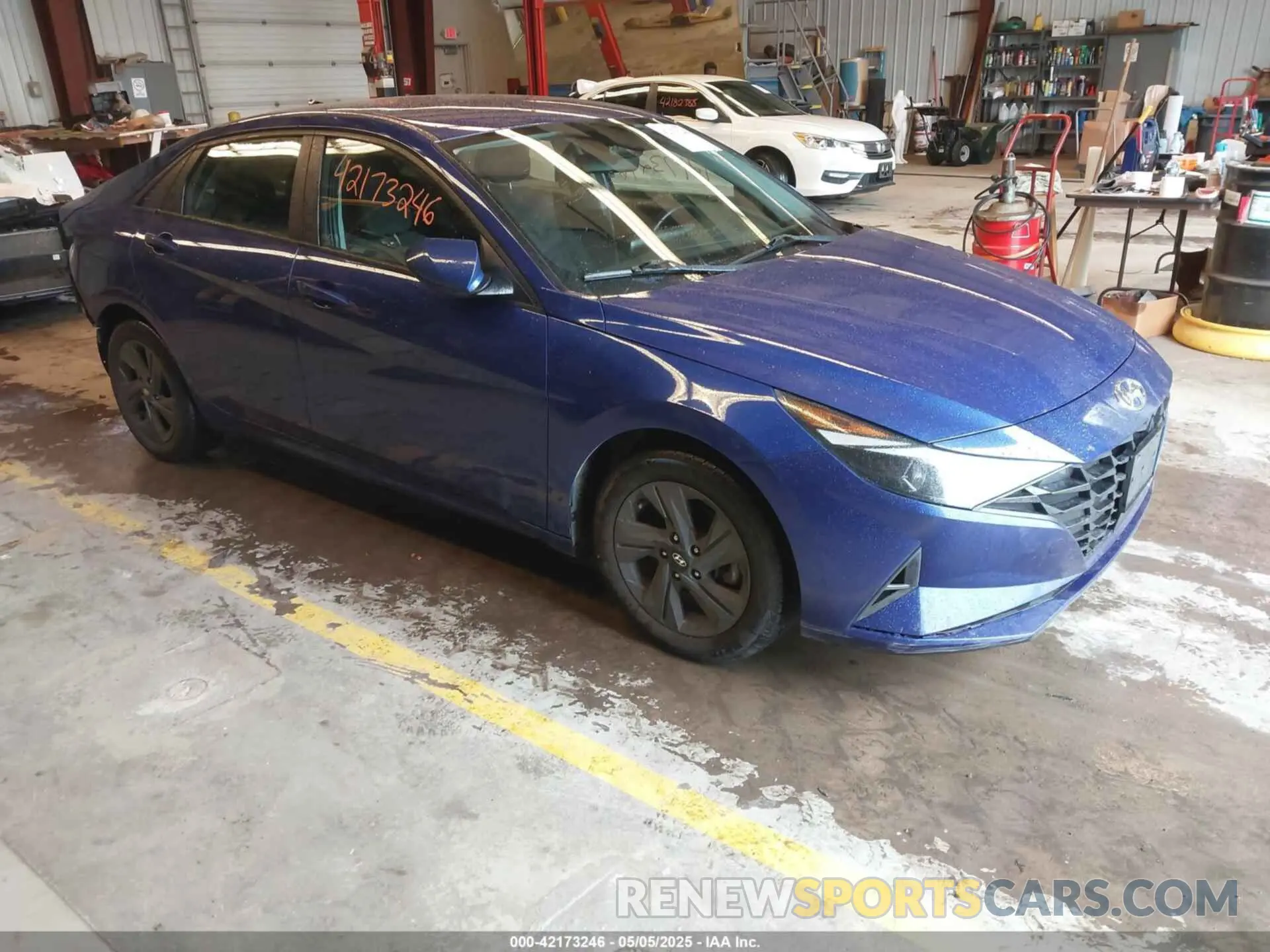 1 Photograph of a damaged car KMHLS4AG9MU065949 HYUNDAI ELANTRA 2021