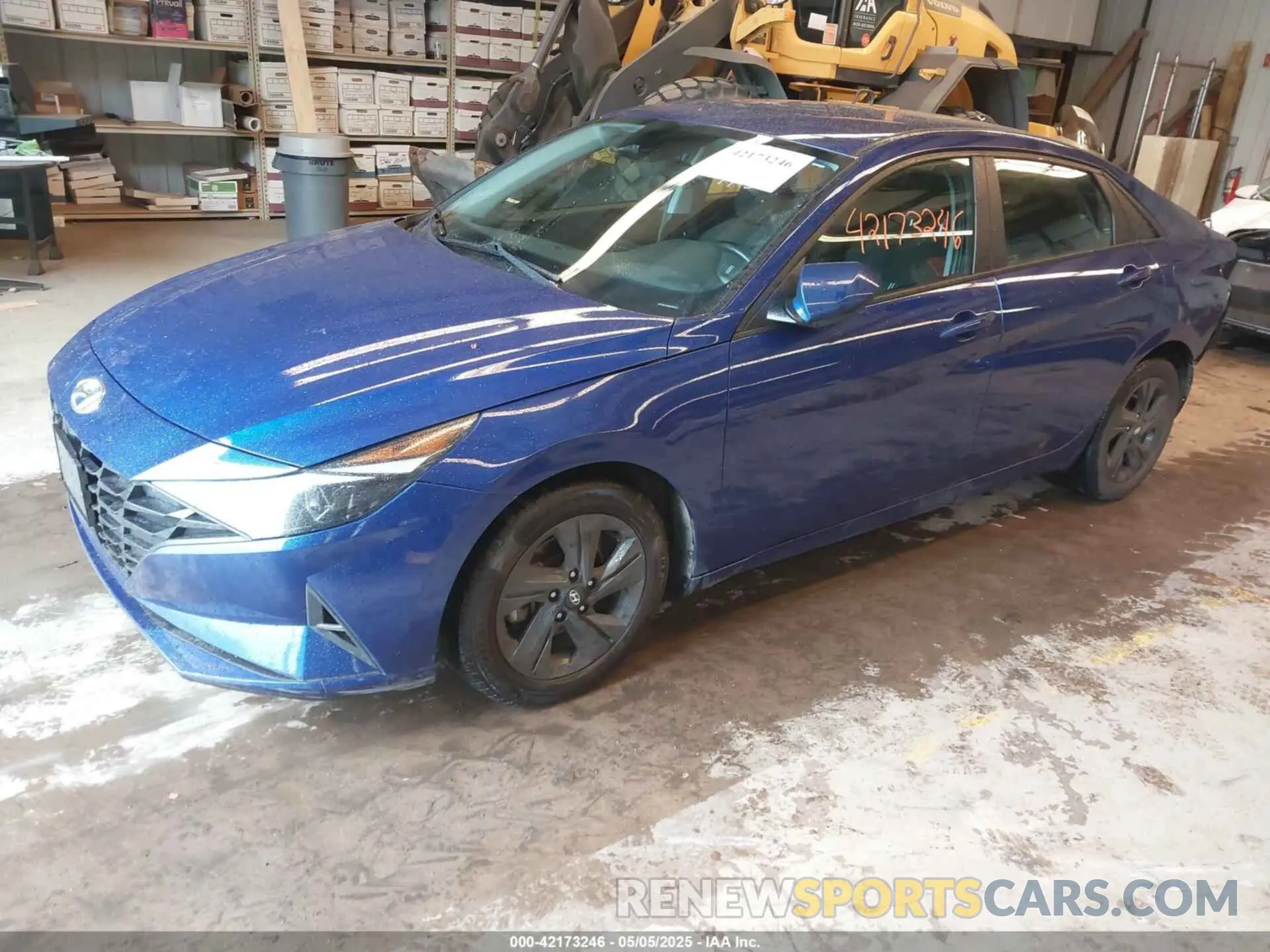 2 Photograph of a damaged car KMHLS4AG9MU065949 HYUNDAI ELANTRA 2021