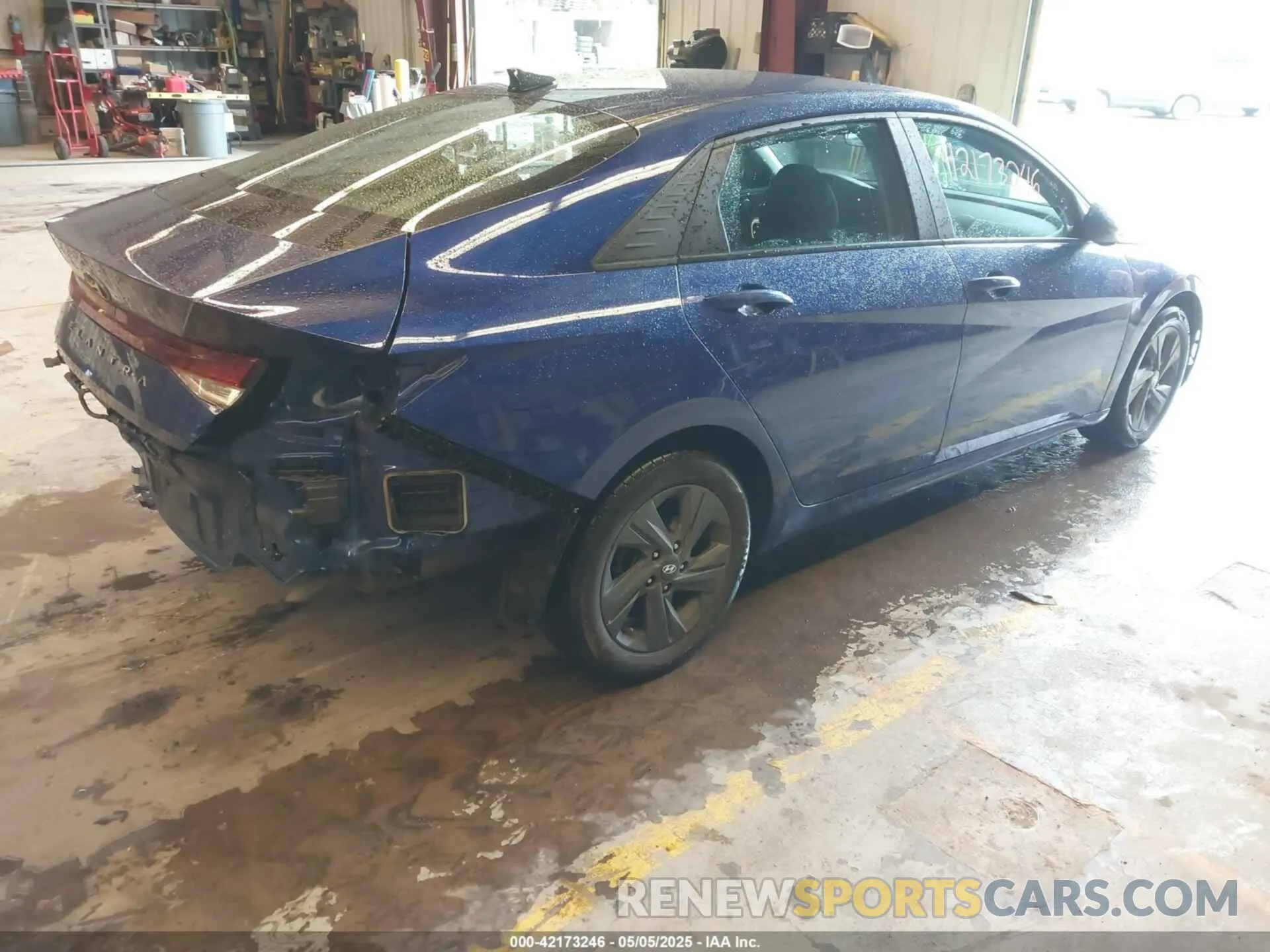 4 Photograph of a damaged car KMHLS4AG9MU065949 HYUNDAI ELANTRA 2021