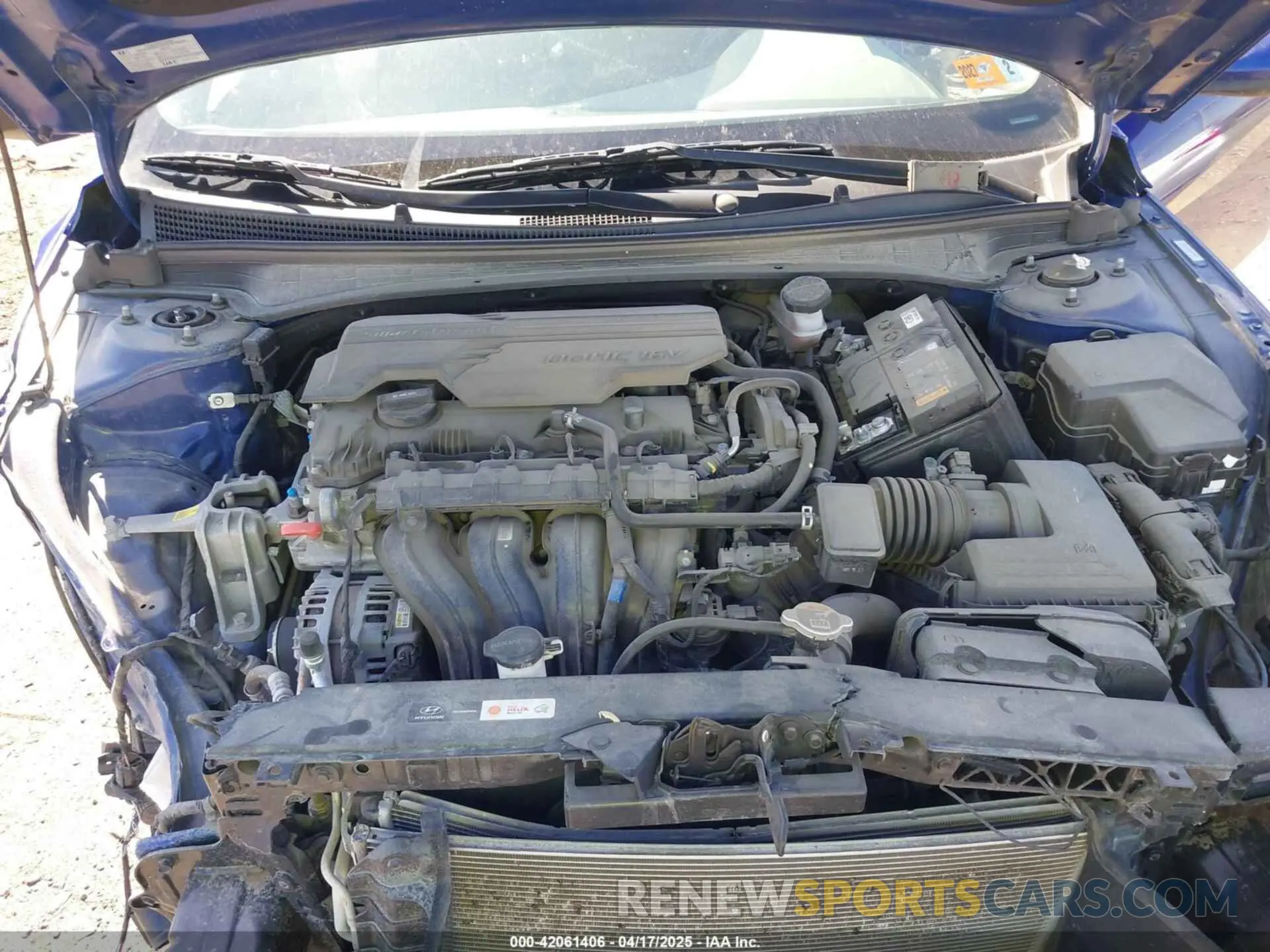 10 Photograph of a damaged car KMHLS4AG9MU212965 HYUNDAI ELANTRA 2021