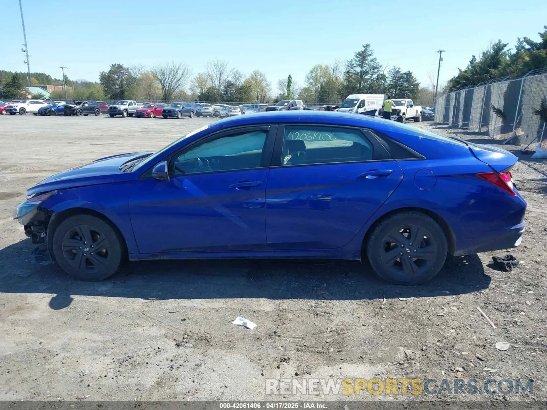 14 Photograph of a damaged car KMHLS4AG9MU212965 HYUNDAI ELANTRA 2021