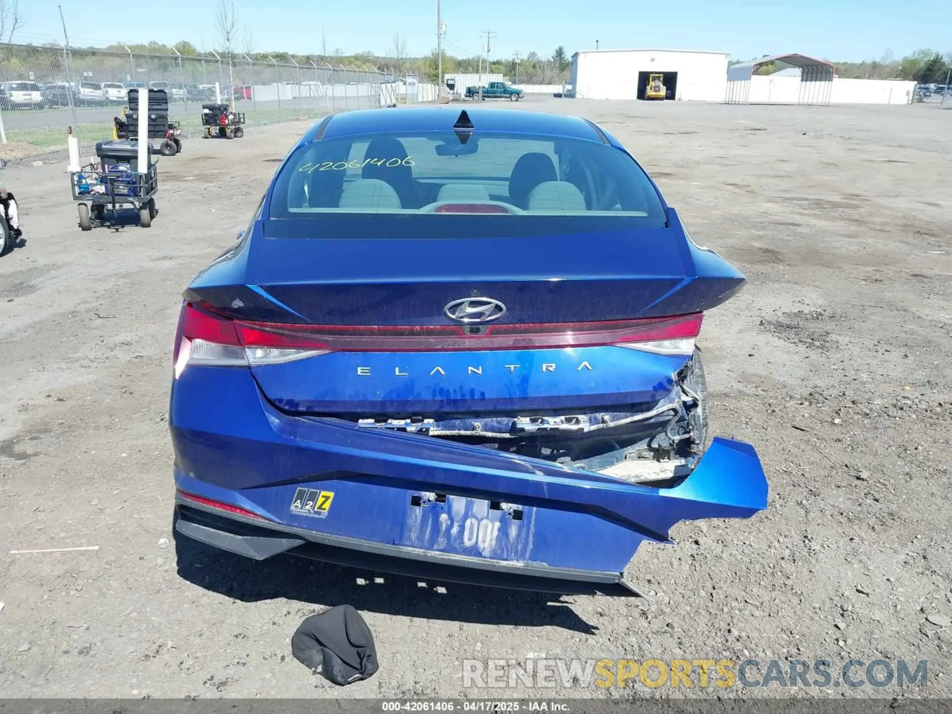 16 Photograph of a damaged car KMHLS4AG9MU212965 HYUNDAI ELANTRA 2021