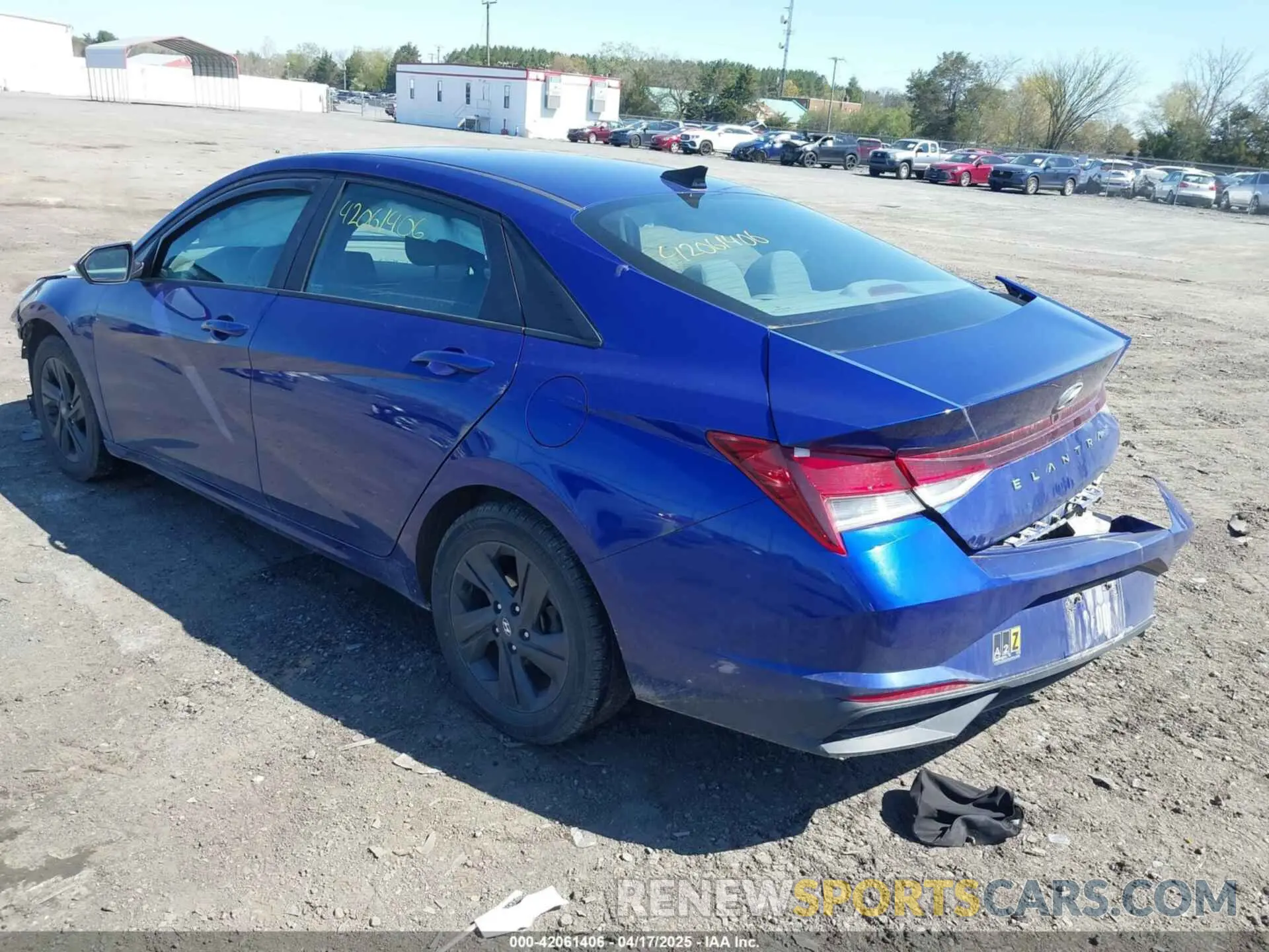 3 Photograph of a damaged car KMHLS4AG9MU212965 HYUNDAI ELANTRA 2021