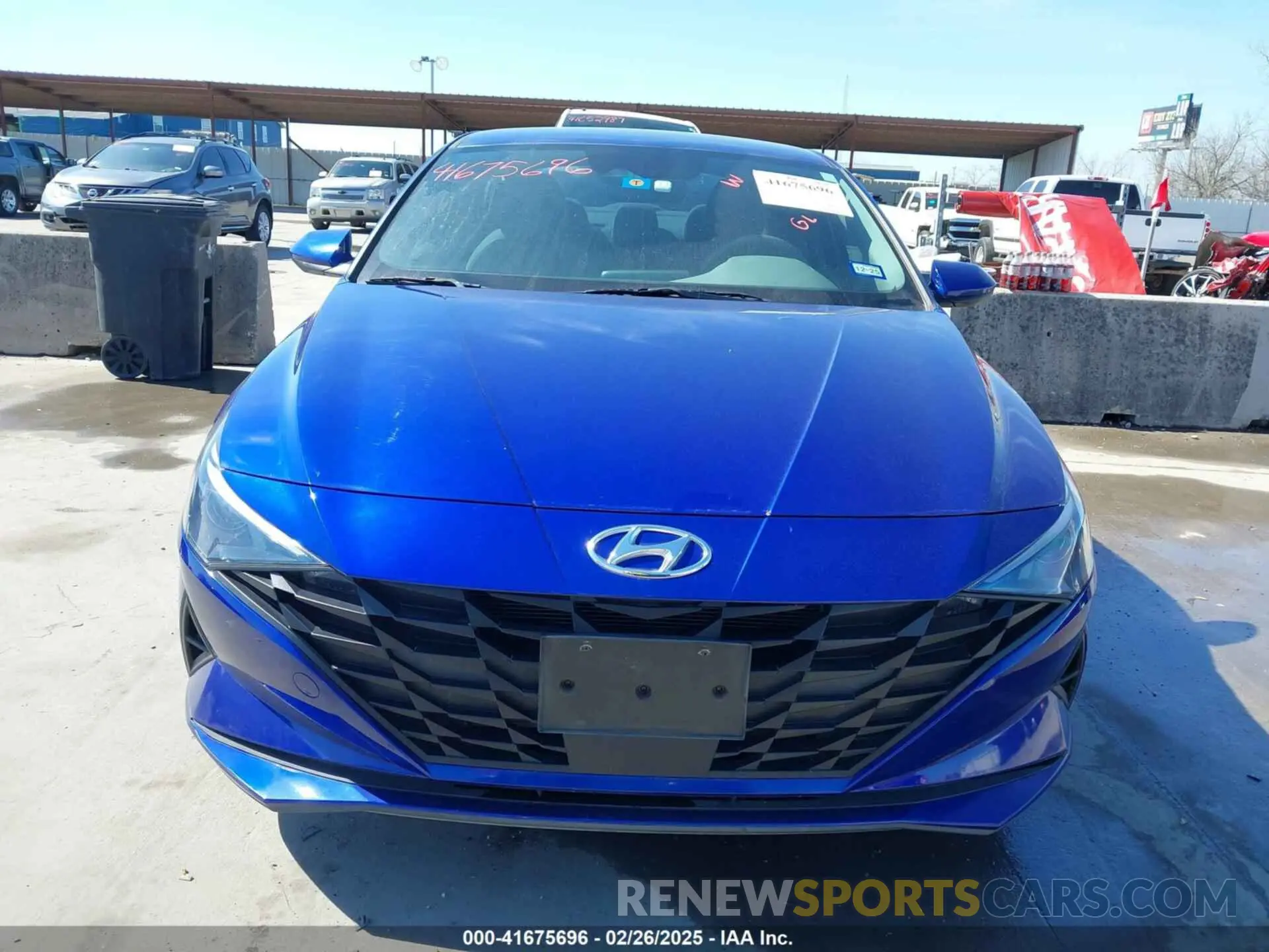 12 Photograph of a damaged car KMHLS4AGXMU065233 HYUNDAI ELANTRA 2021