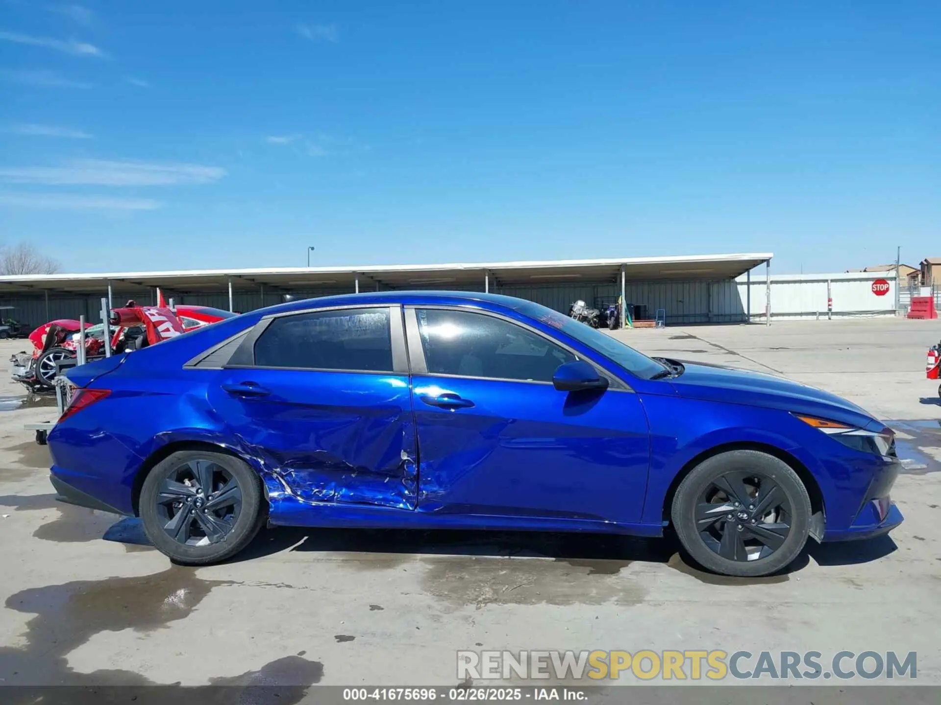 13 Photograph of a damaged car KMHLS4AGXMU065233 HYUNDAI ELANTRA 2021