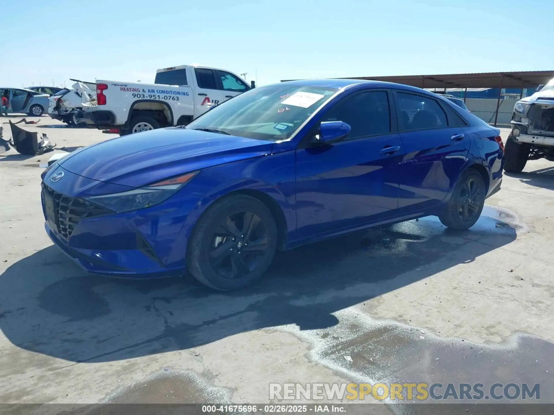2 Photograph of a damaged car KMHLS4AGXMU065233 HYUNDAI ELANTRA 2021