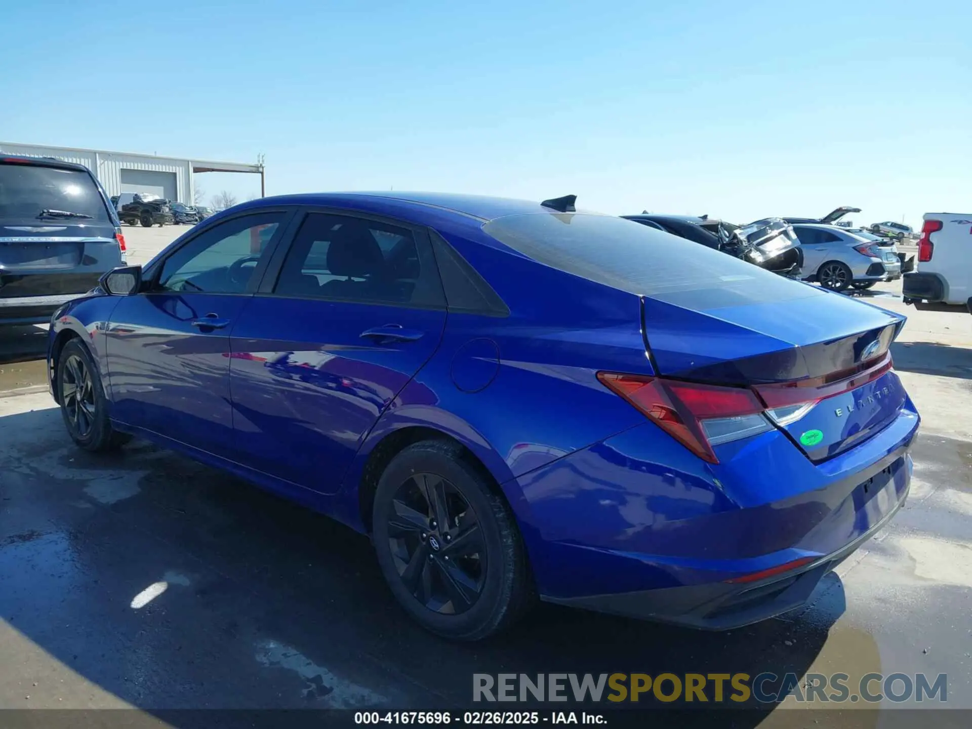 3 Photograph of a damaged car KMHLS4AGXMU065233 HYUNDAI ELANTRA 2021