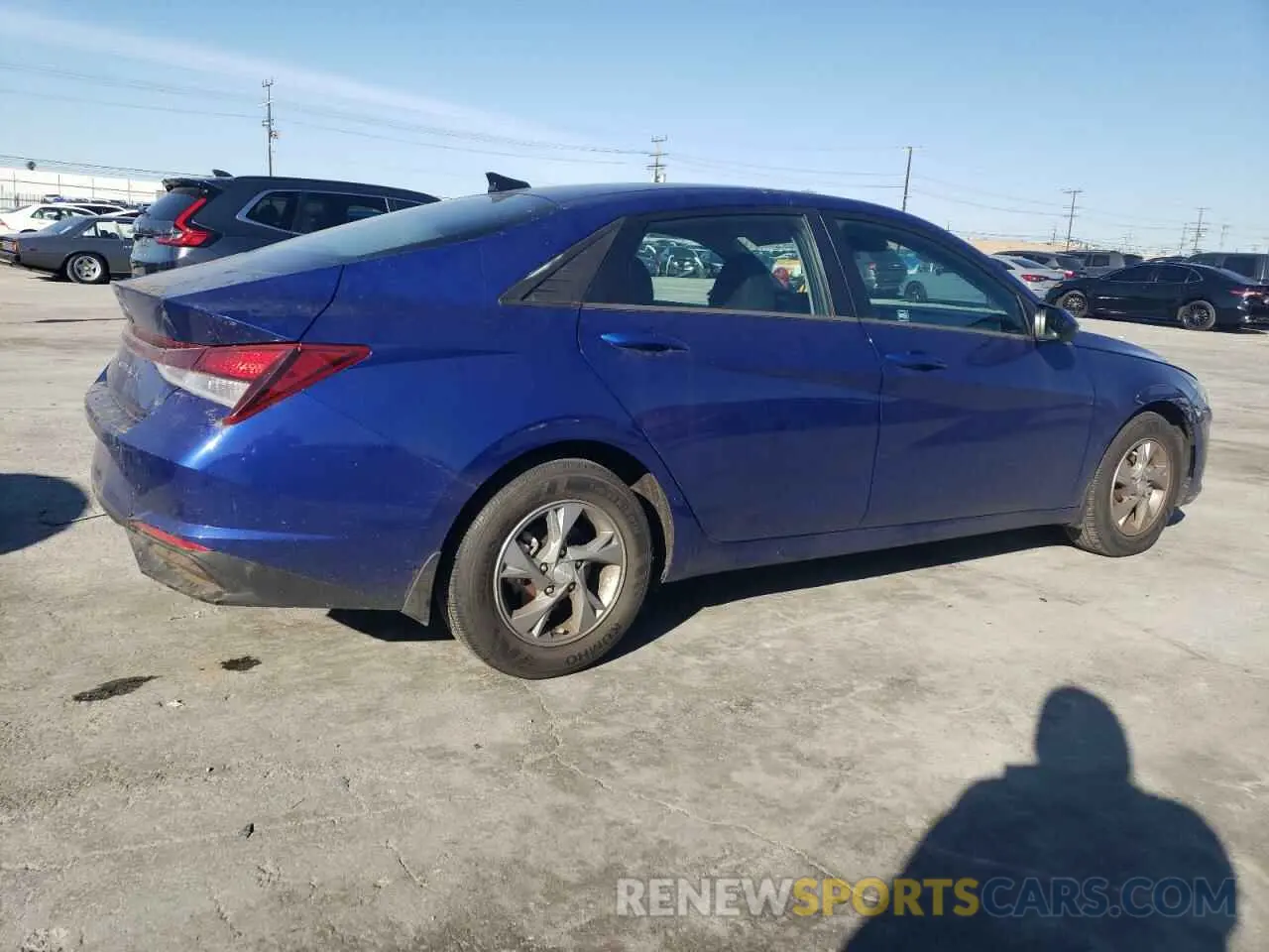 3 Фотография поврежденного автомобиля 5NPLL4AG1NH061715 HYUNDAI ELANTRA 2022