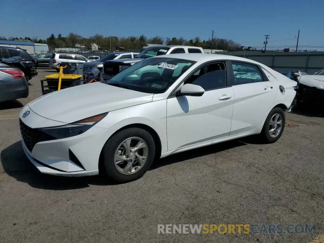 1 Photograph of a damaged car 5NPLL4AG1NH074299 HYUNDAI ELANTRA 2022