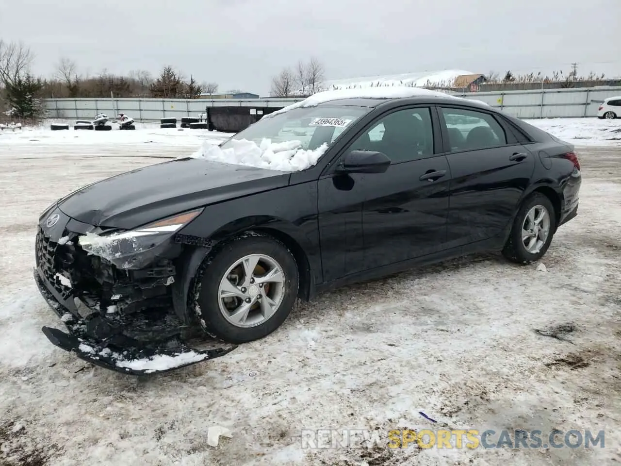 1 Photograph of a damaged car 5NPLL4AG5NH055271 HYUNDAI ELANTRA 2022