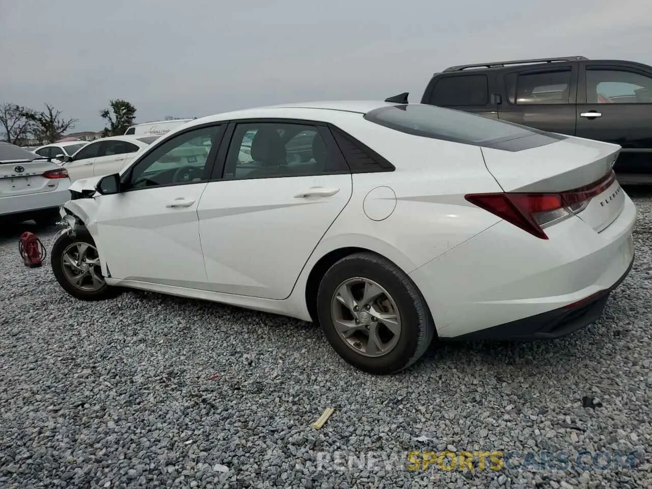 2 Photograph of a damaged car 5NPLL4AG5NH055755 HYUNDAI ELANTRA 2022