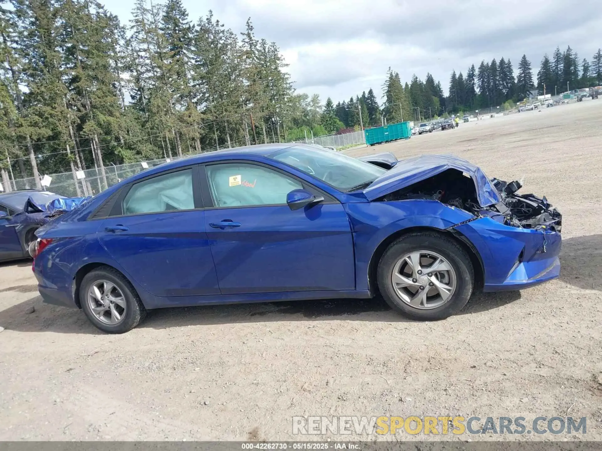 13 Photograph of a damaged car 5NPLL4AG5NH078288 HYUNDAI ELANTRA 2022