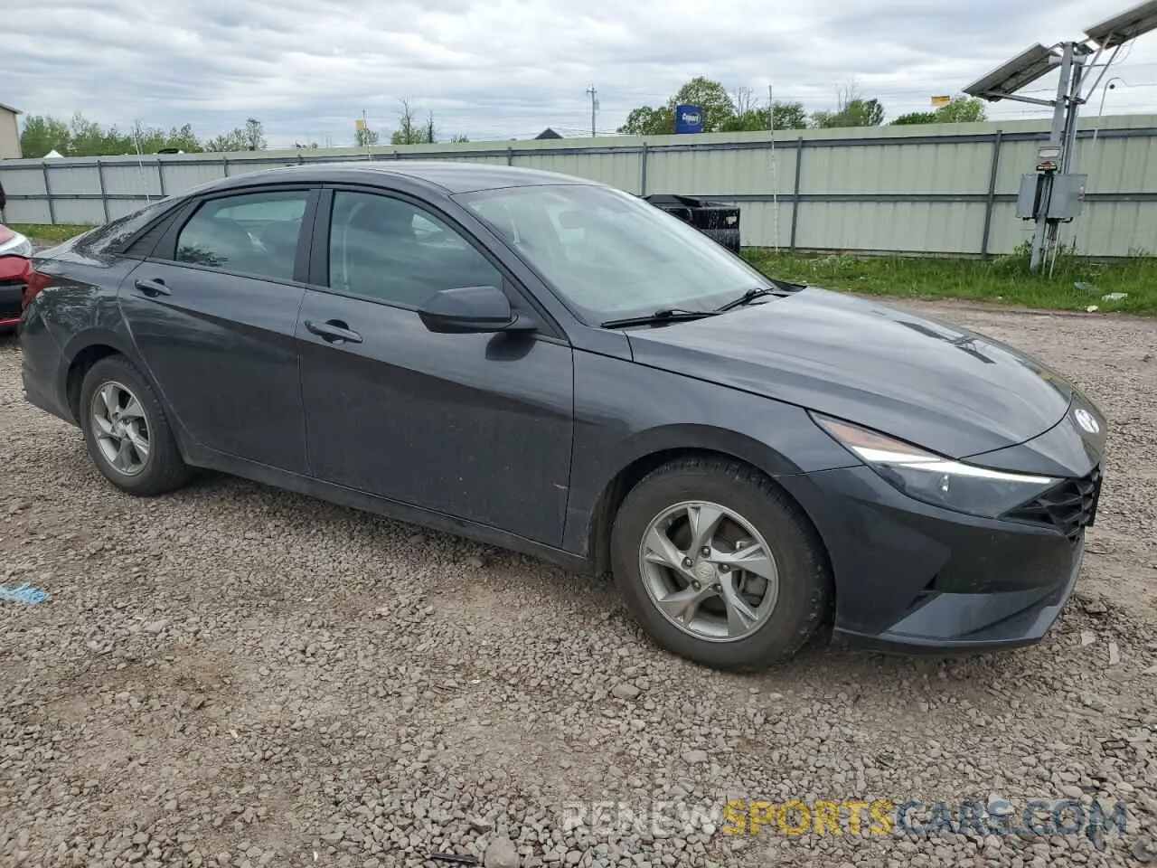 4 Photograph of a damaged car 5NPLL4AG8NH077393 HYUNDAI ELANTRA 2022
