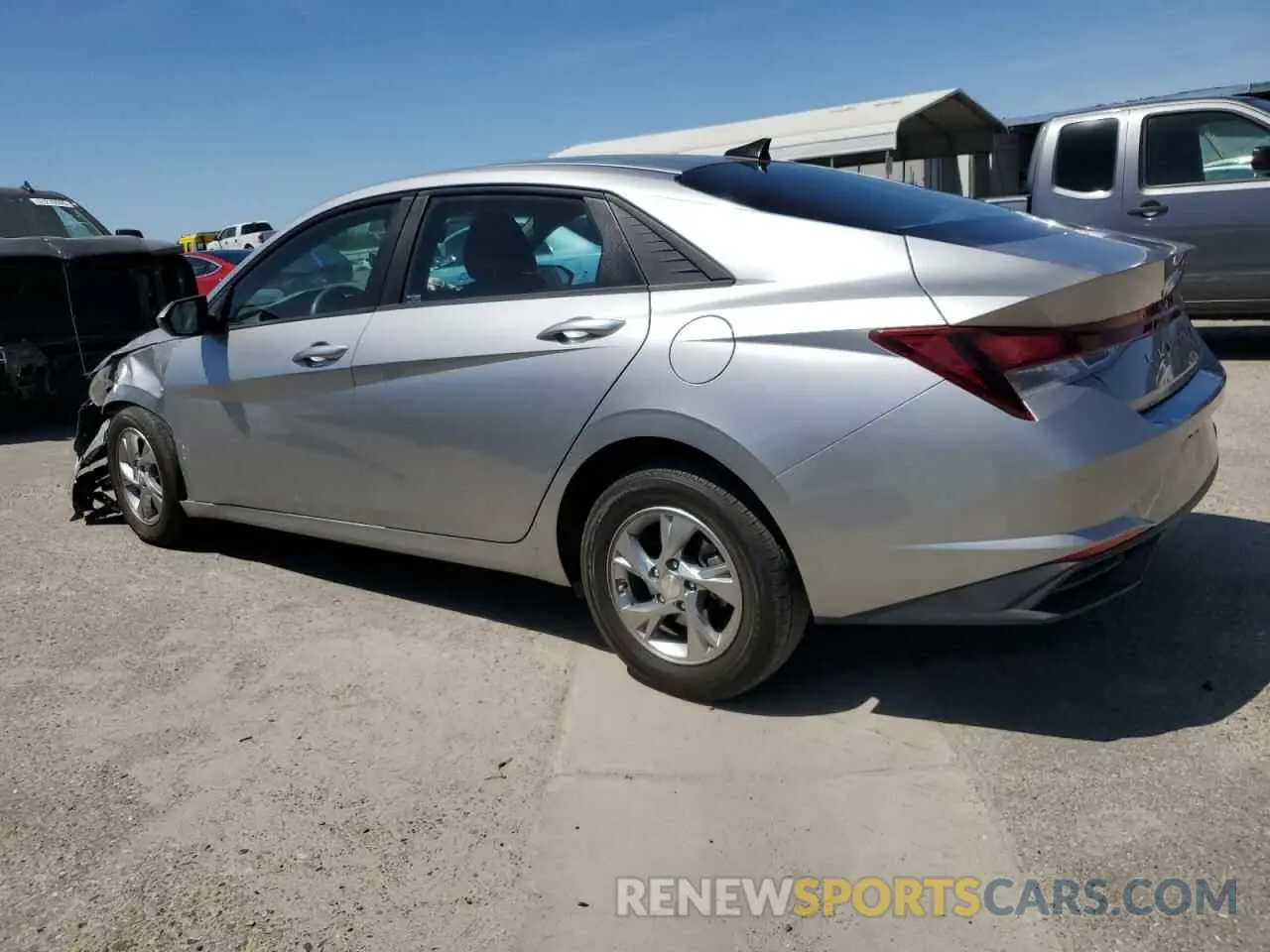2 Photograph of a damaged car 5NPLL4AG9NH077435 HYUNDAI ELANTRA 2022