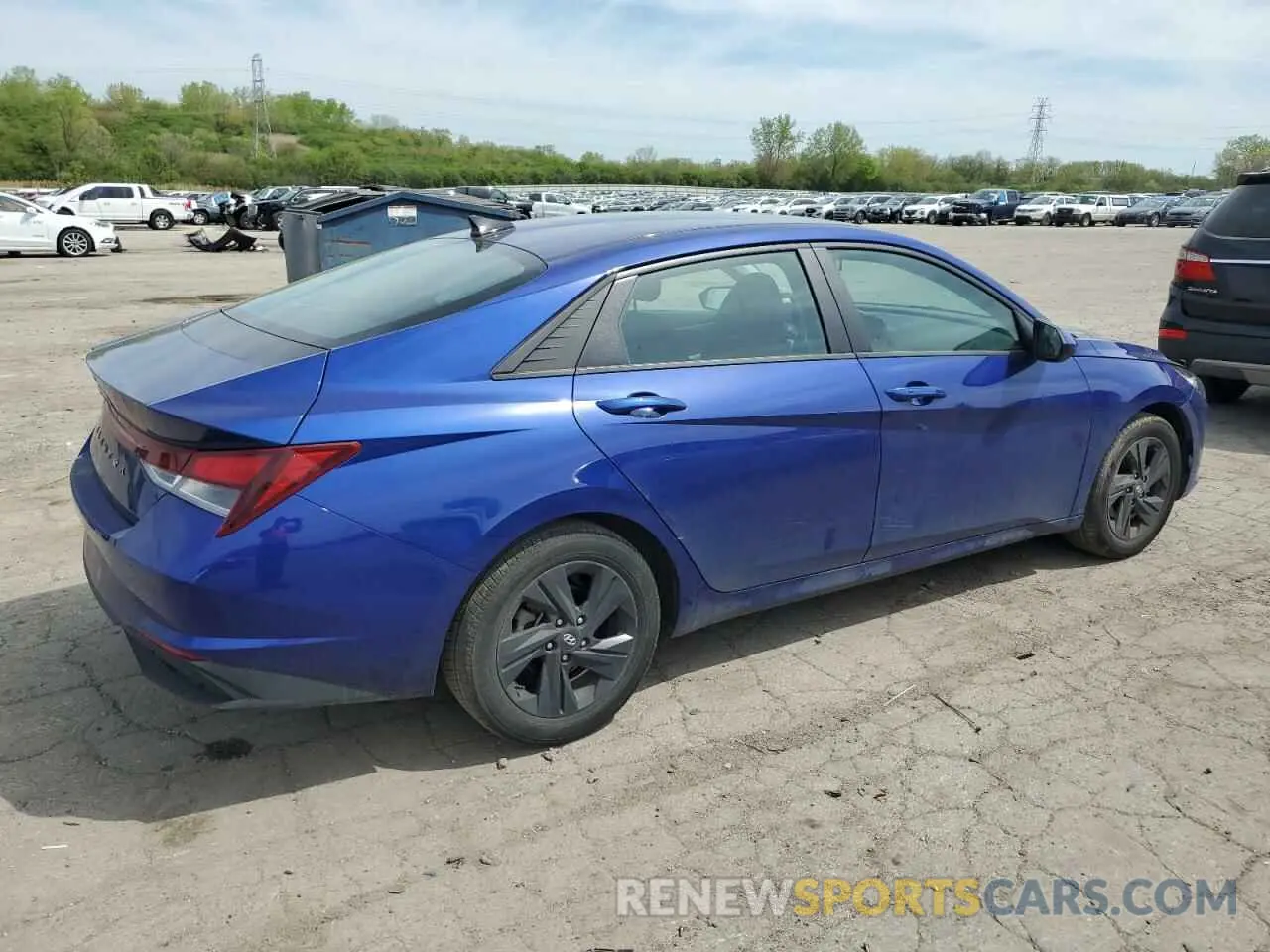 3 Photograph of a damaged car 5NPLM4AG0NH079586 HYUNDAI ELANTRA 2022