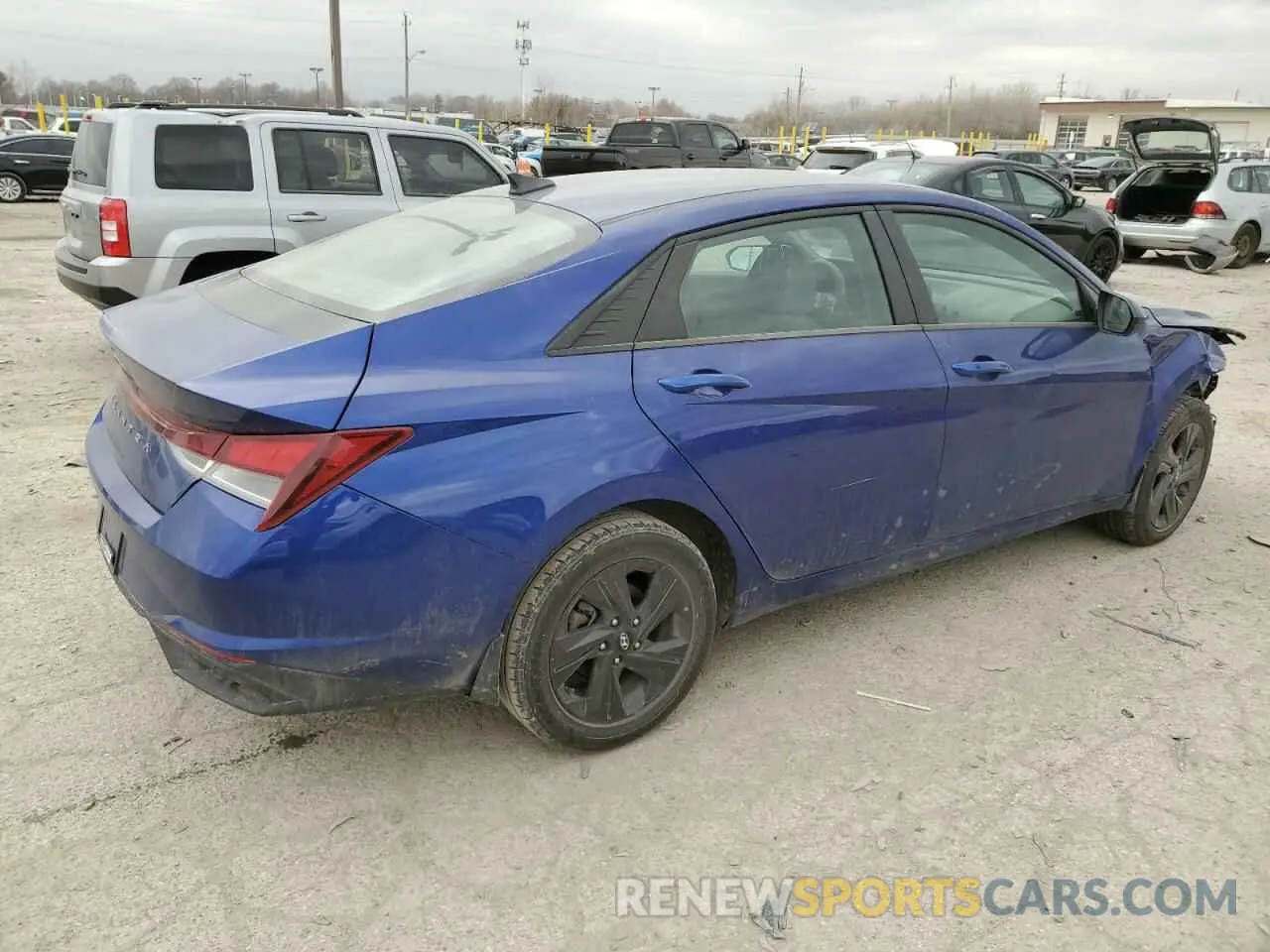 3 Photograph of a damaged car 5NPLM4AG1NH060755 HYUNDAI ELANTRA 2022