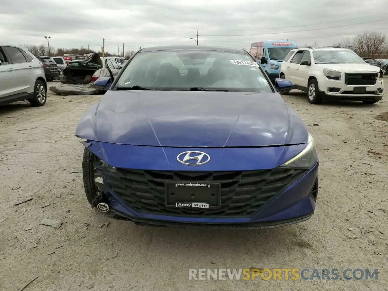 5 Photograph of a damaged car 5NPLM4AG1NH060755 HYUNDAI ELANTRA 2022