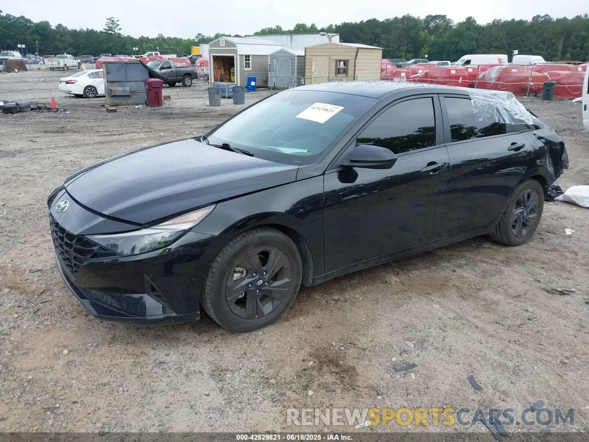 2 Photograph of a damaged car 5NPLM4AG2NH064961 HYUNDAI ELANTRA 2022