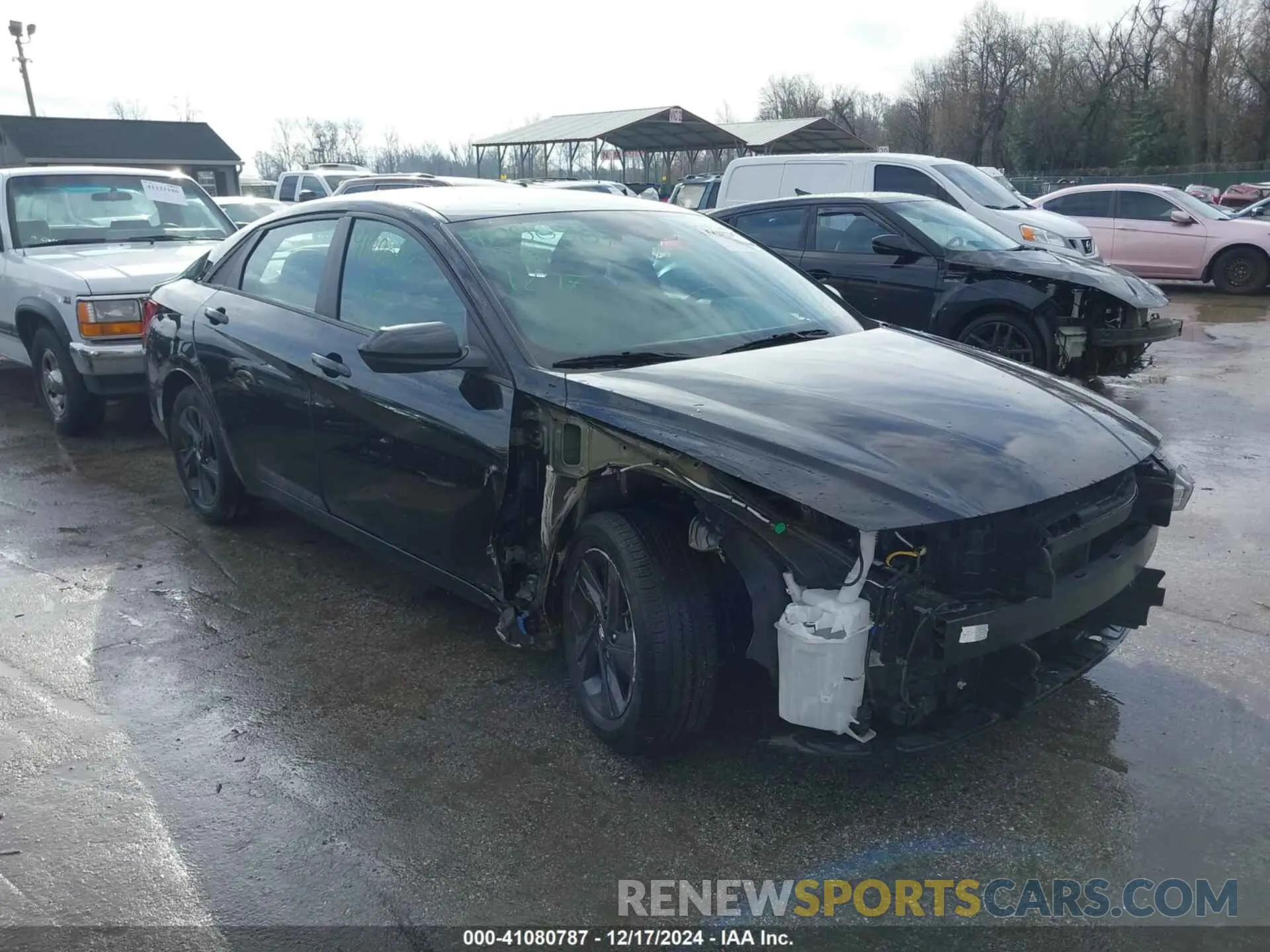 1 Photograph of a damaged car 5NPLM4AG2NH086054 HYUNDAI ELANTRA 2022