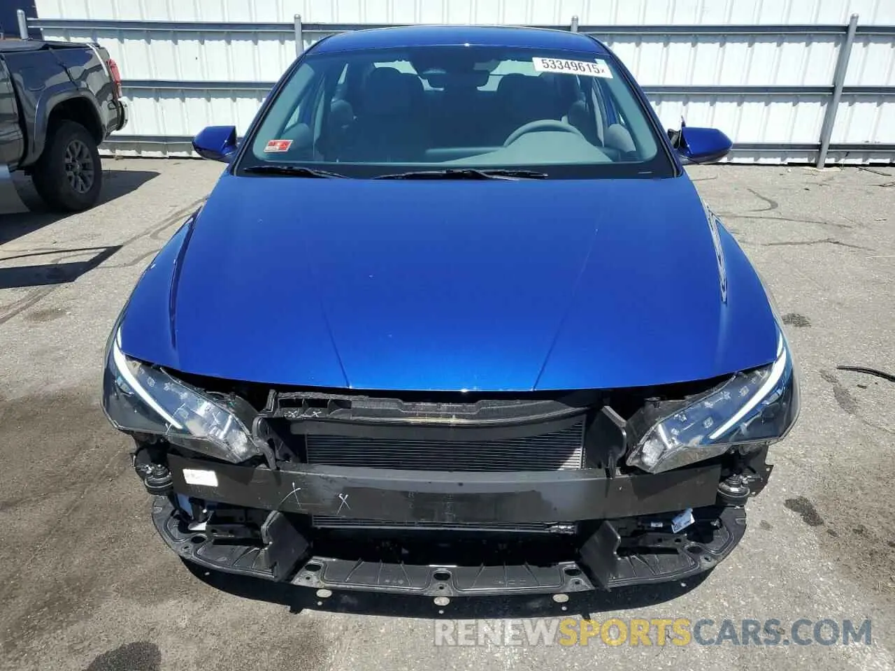 5 Photograph of a damaged car 5NPLM4AG5NH074965 HYUNDAI ELANTRA 2022