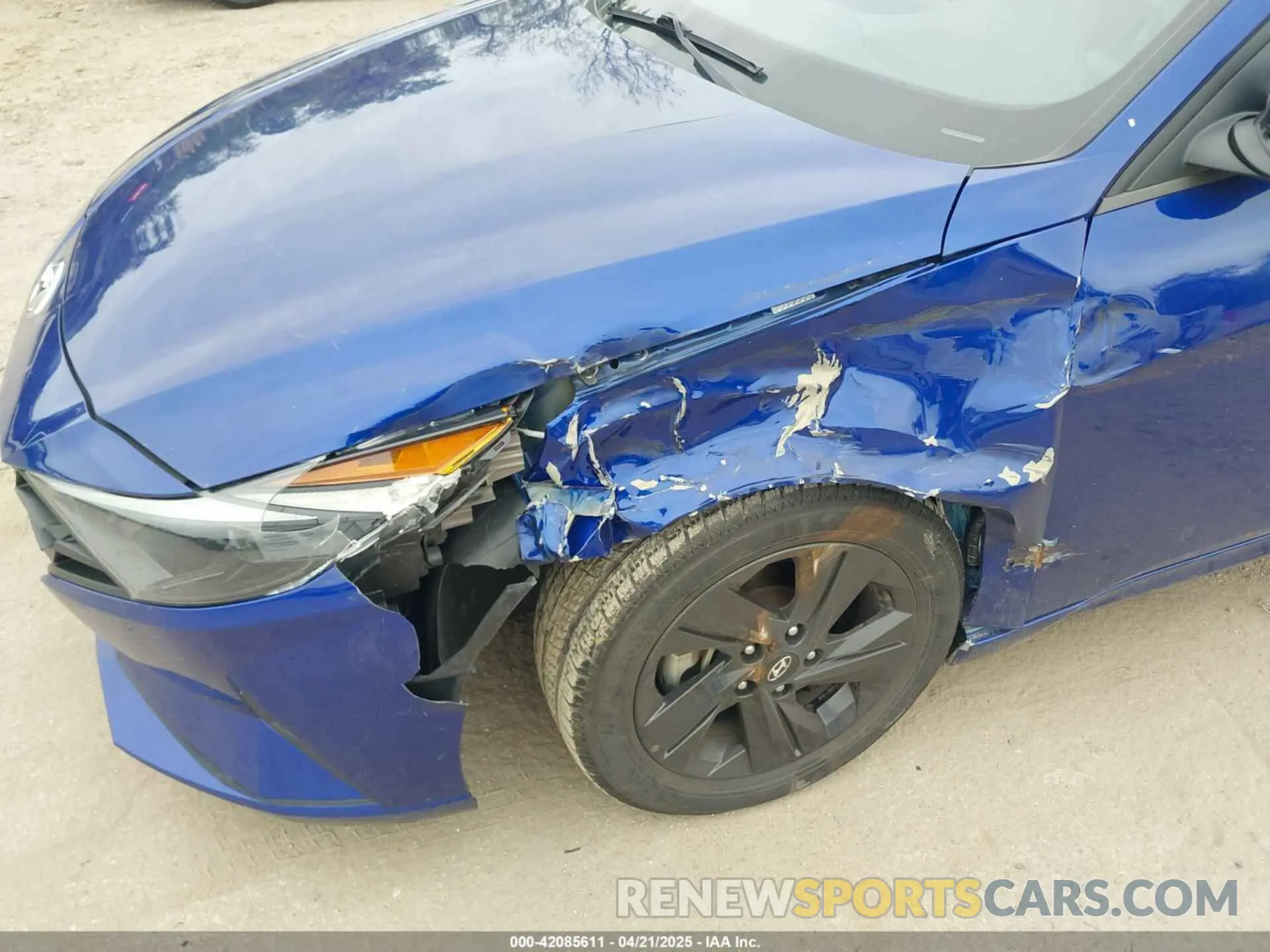 6 Photograph of a damaged car 5NPLM4AG6NH076238 HYUNDAI ELANTRA 2022