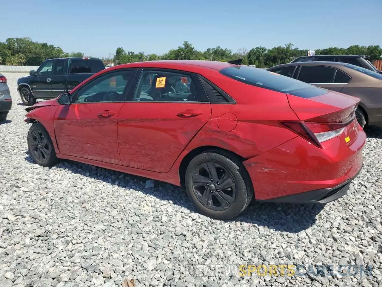 2 Photograph of a damaged car 5NPLM4AG6NH079026 HYUNDAI ELANTRA 2022