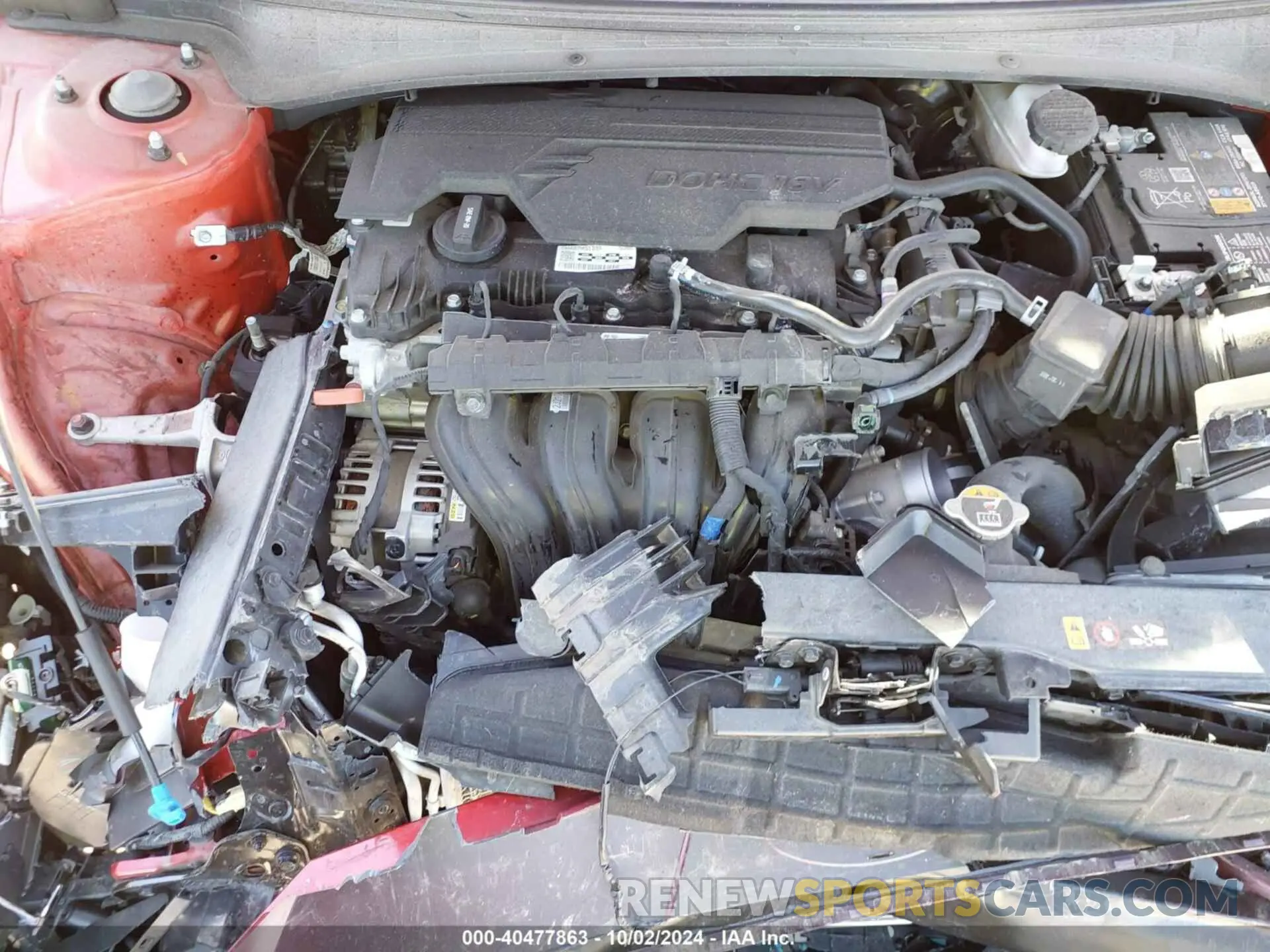 10 Photograph of a damaged car 5NPLM4AG7NH085403 HYUNDAI ELANTRA 2022