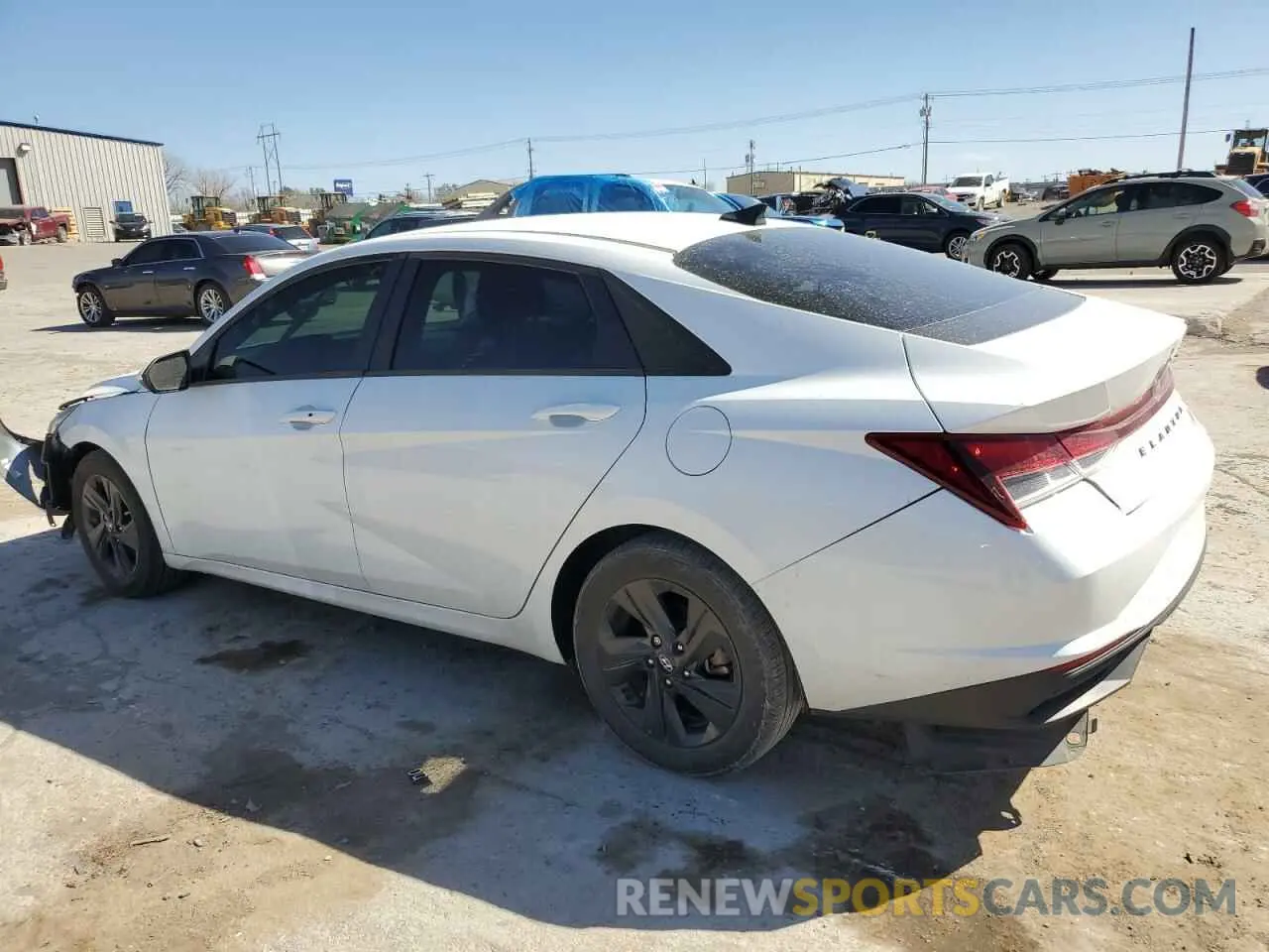 2 Photograph of a damaged car 5NPLM4AG9NH065850 HYUNDAI ELANTRA 2022