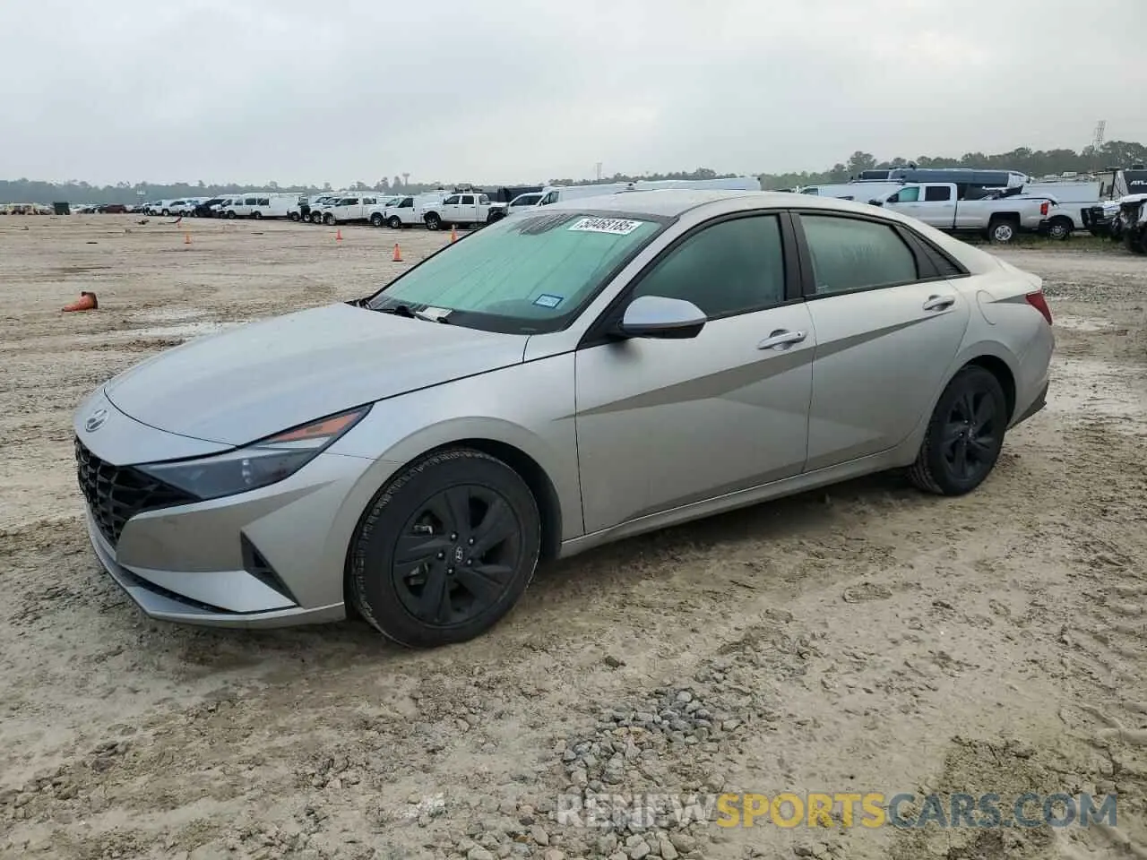 1 Photograph of a damaged car 5NPLM4AGXNH055070 HYUNDAI ELANTRA 2022