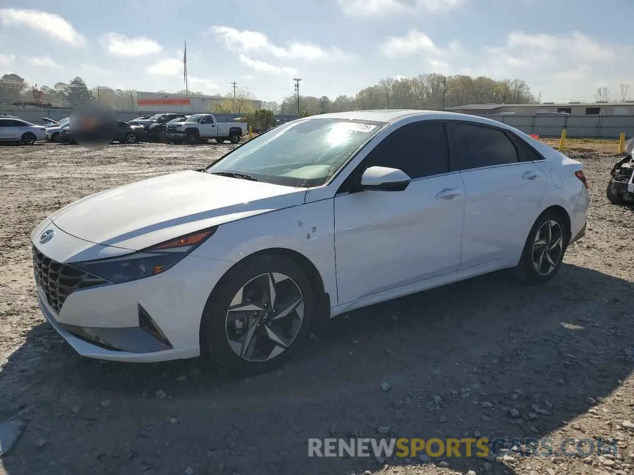 1 Photograph of a damaged car 5NPLN4AG0NH064079 HYUNDAI ELANTRA 2022
