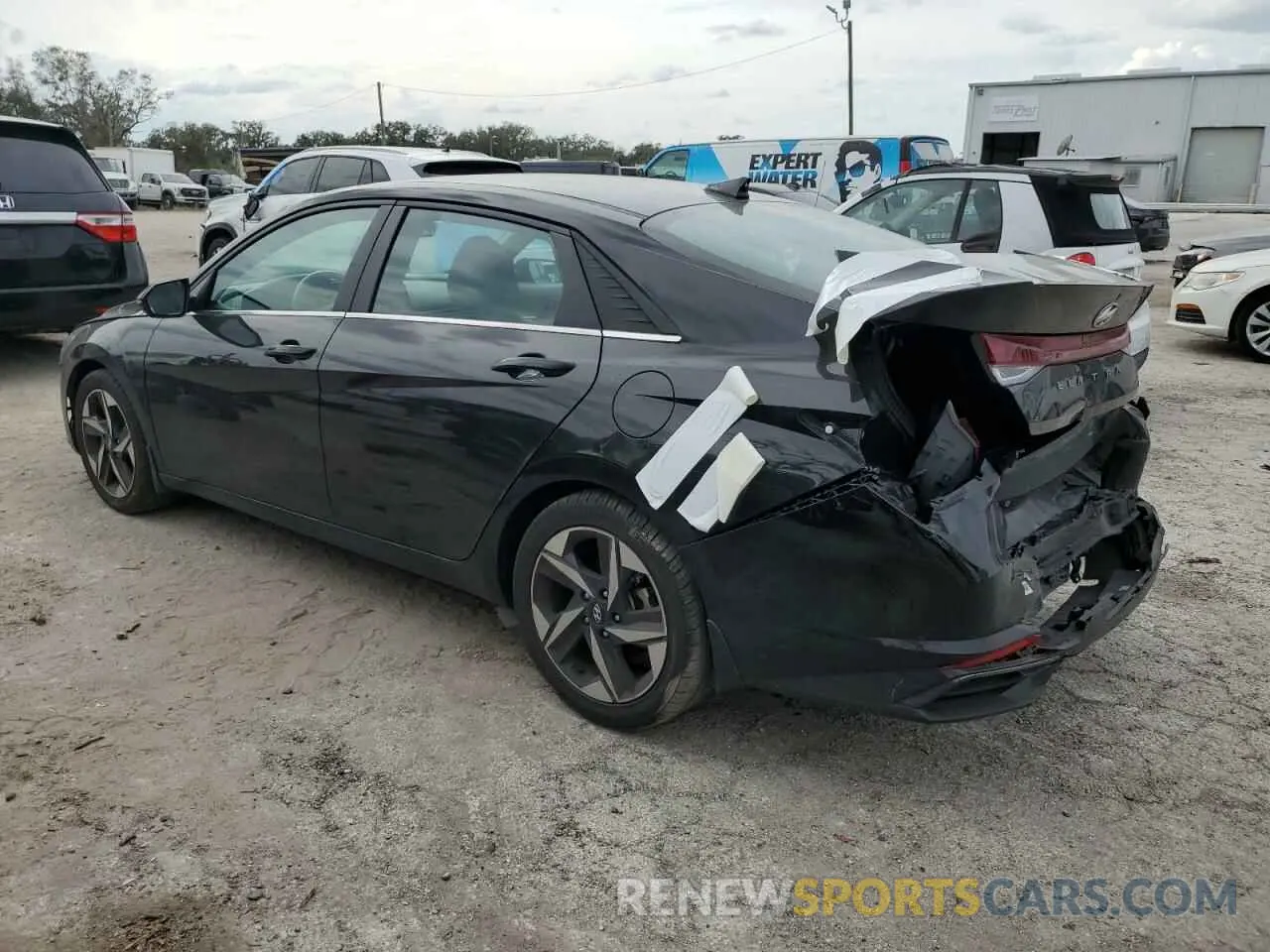 2 Photograph of a damaged car 5NPLN4AG0NH082923 HYUNDAI ELANTRA 2022